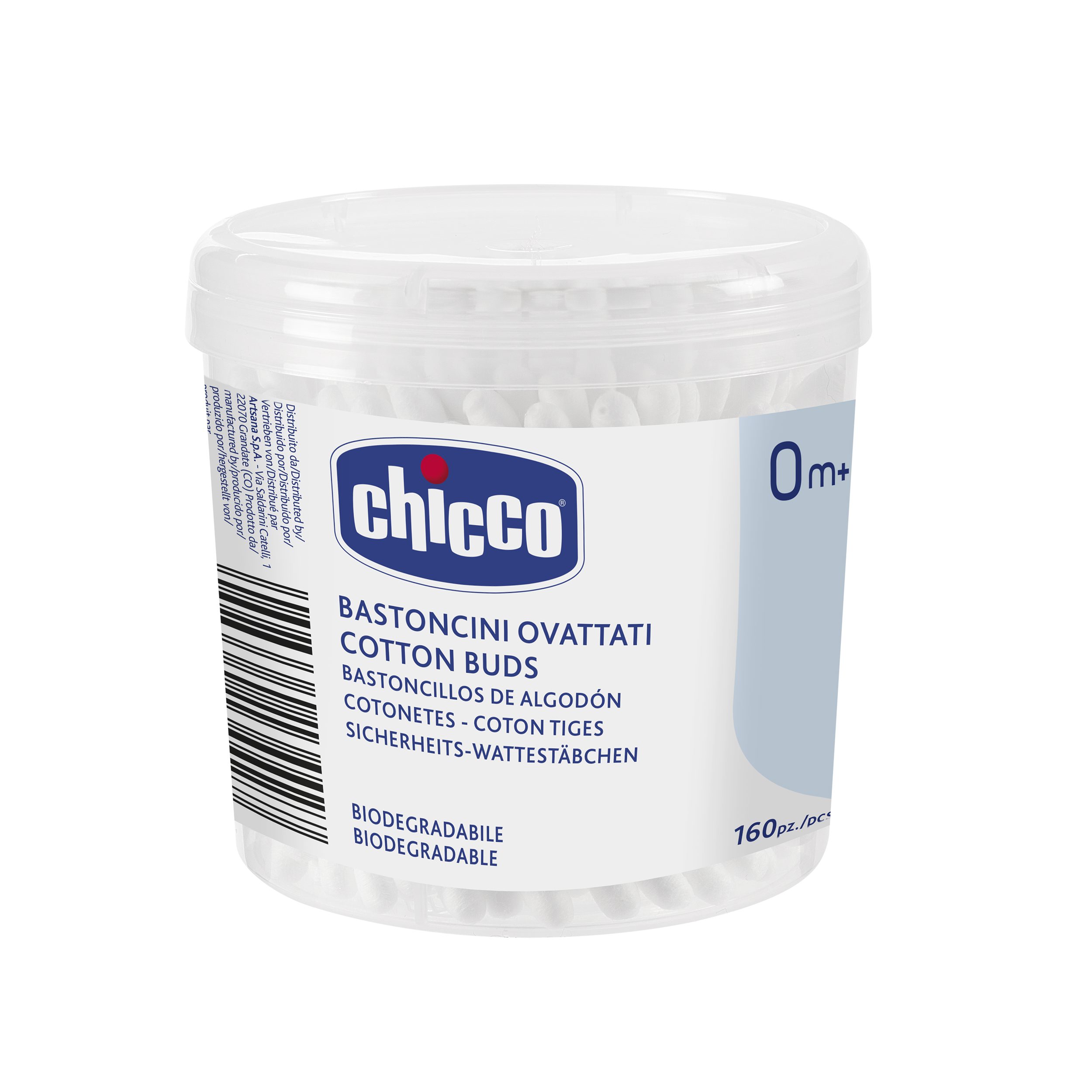 Betisoare igiena Chicco 160 buc, 0luni+ CHICCO