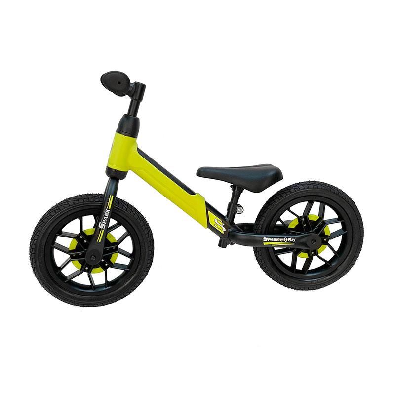 Bicicleta fara pedale Balance QPlay Spark verde chicco.ro imagine noua