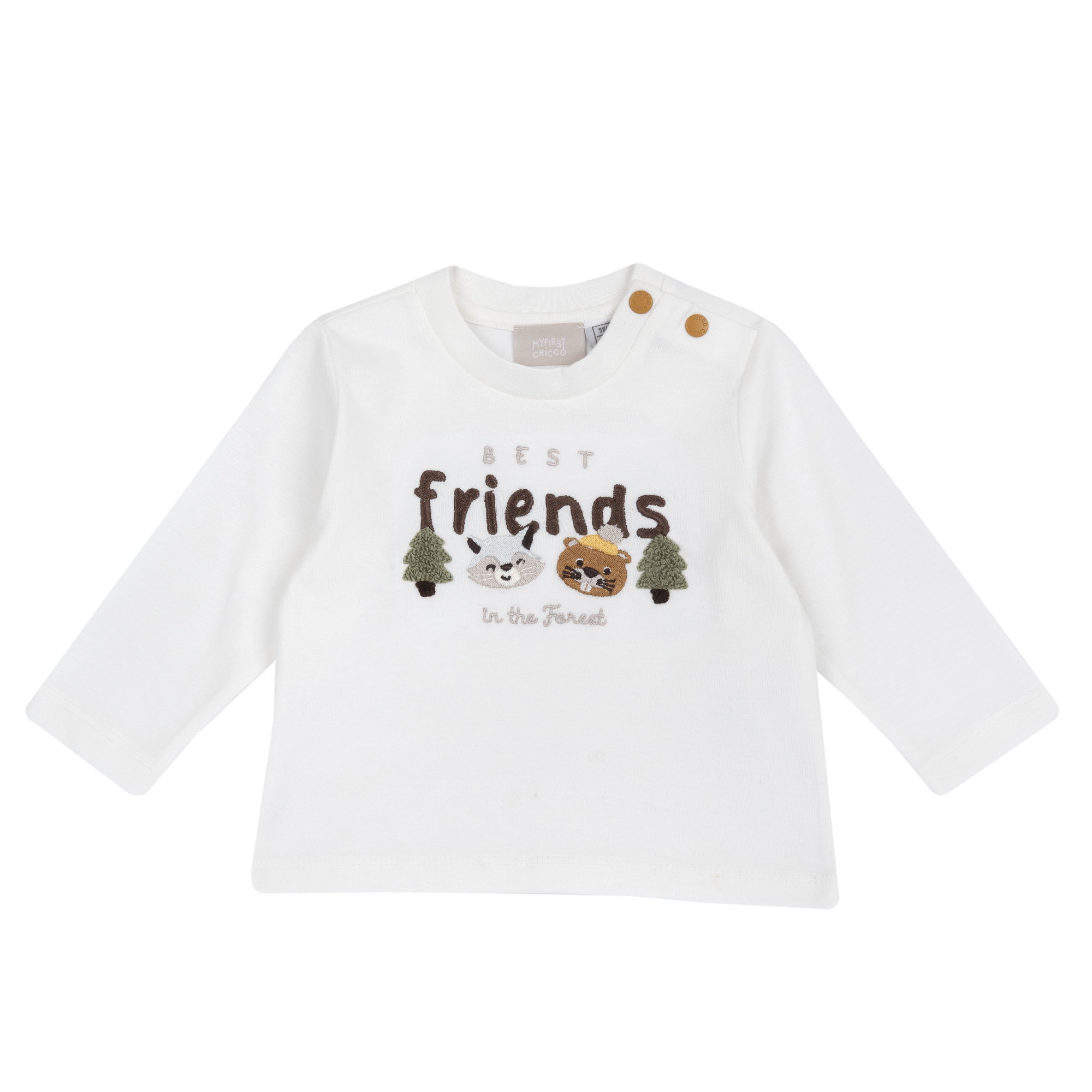 Bluza copii Chicco, alb, 00880-69MFCO