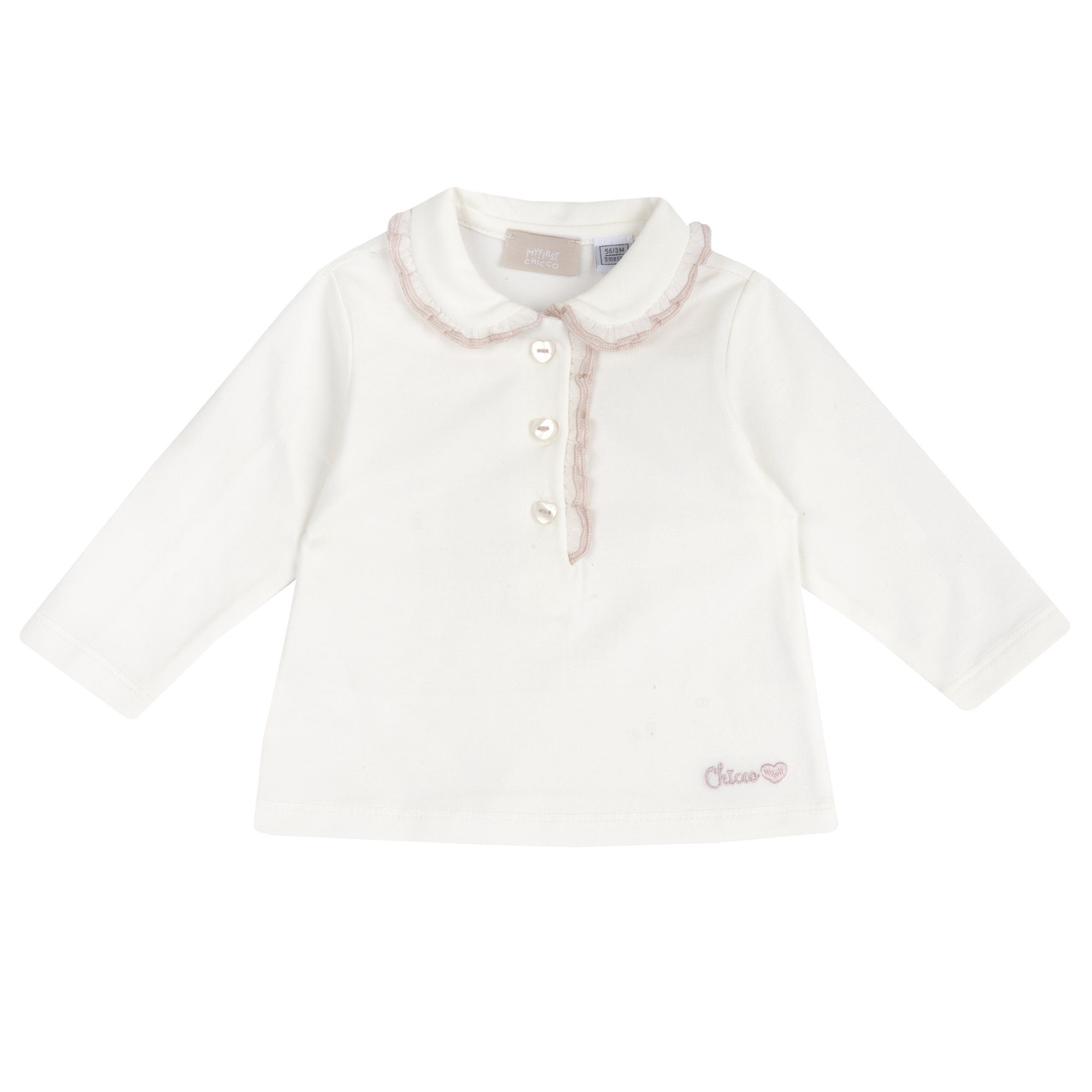 Bluza copii Chicco, alb, 07773-67MFCO