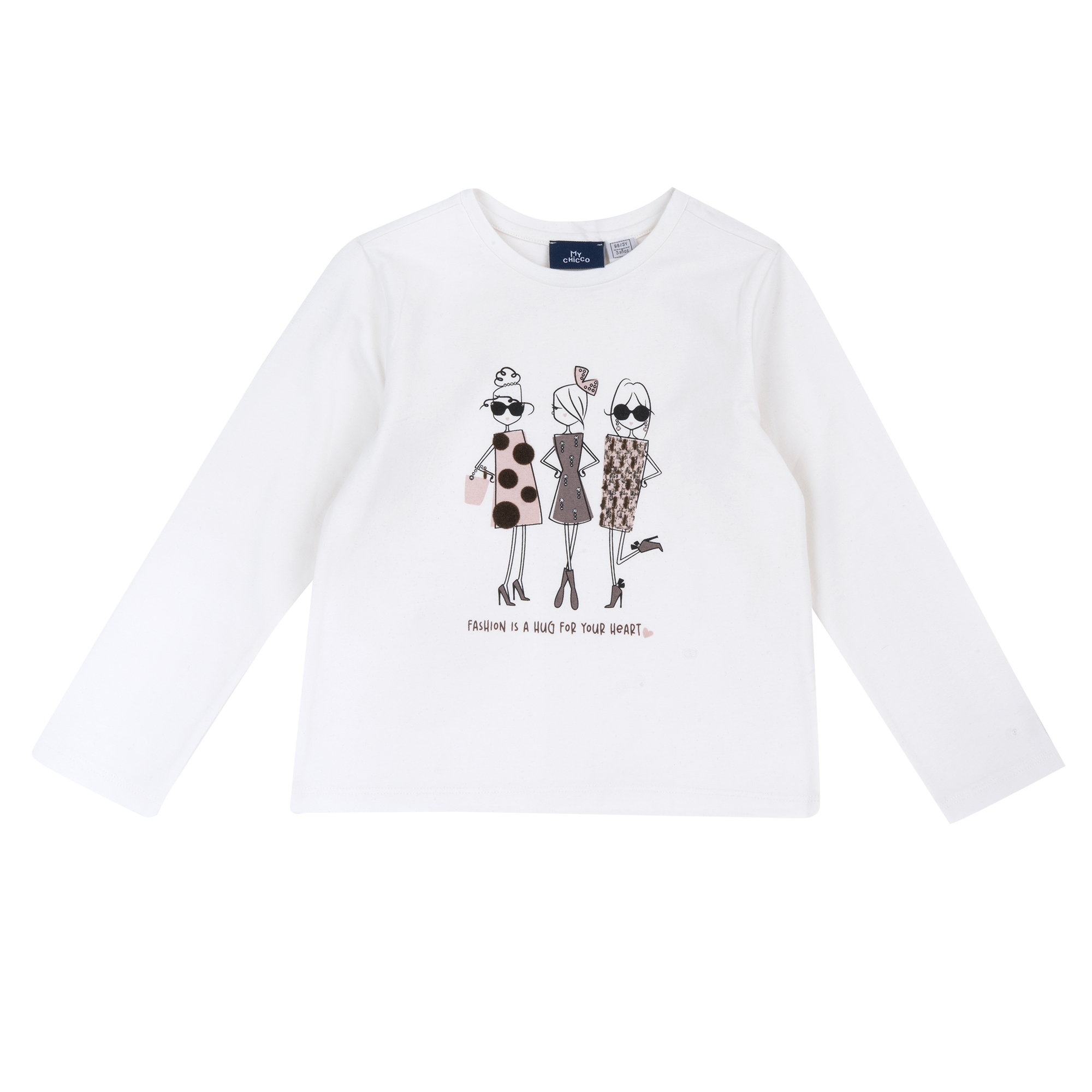 Bluza copii Chicco, Crem, 02537-71MC