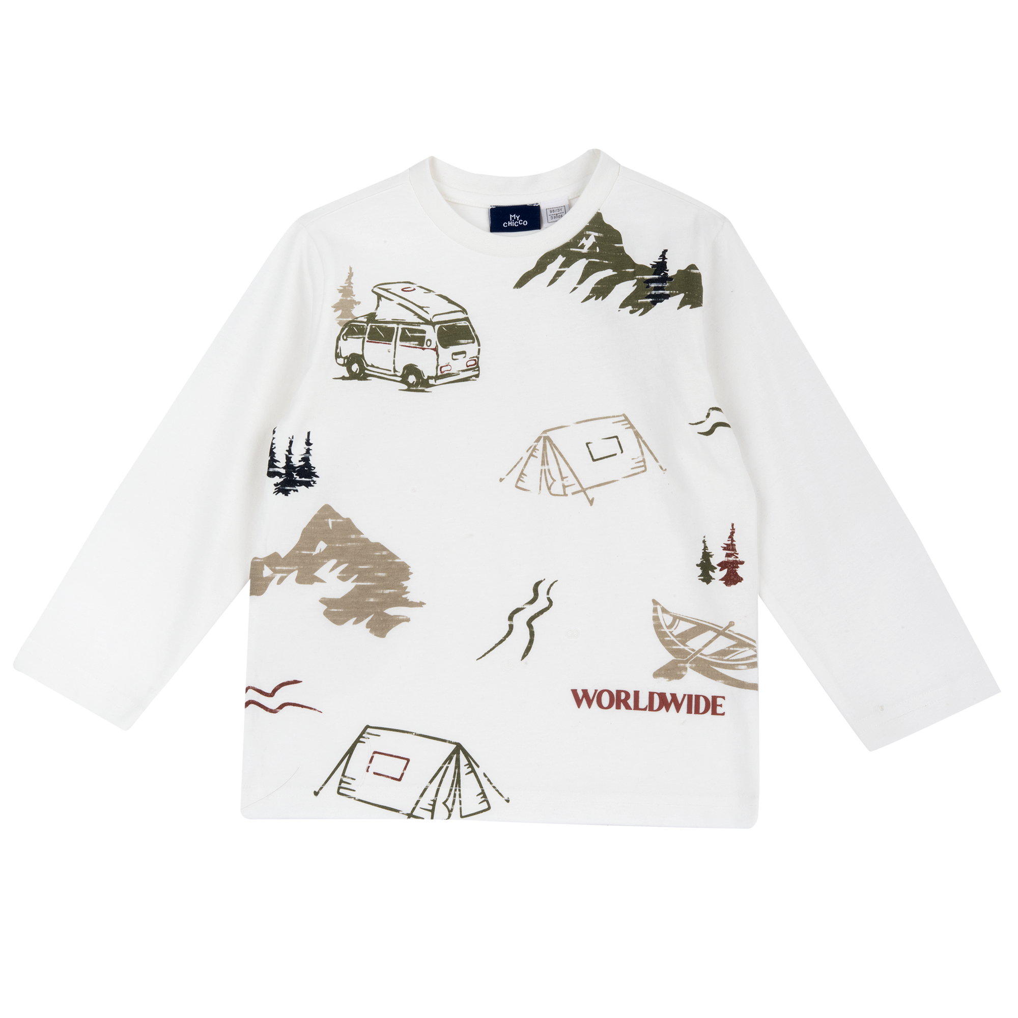Bluza copii Chicco, Crem, 02855-71MC