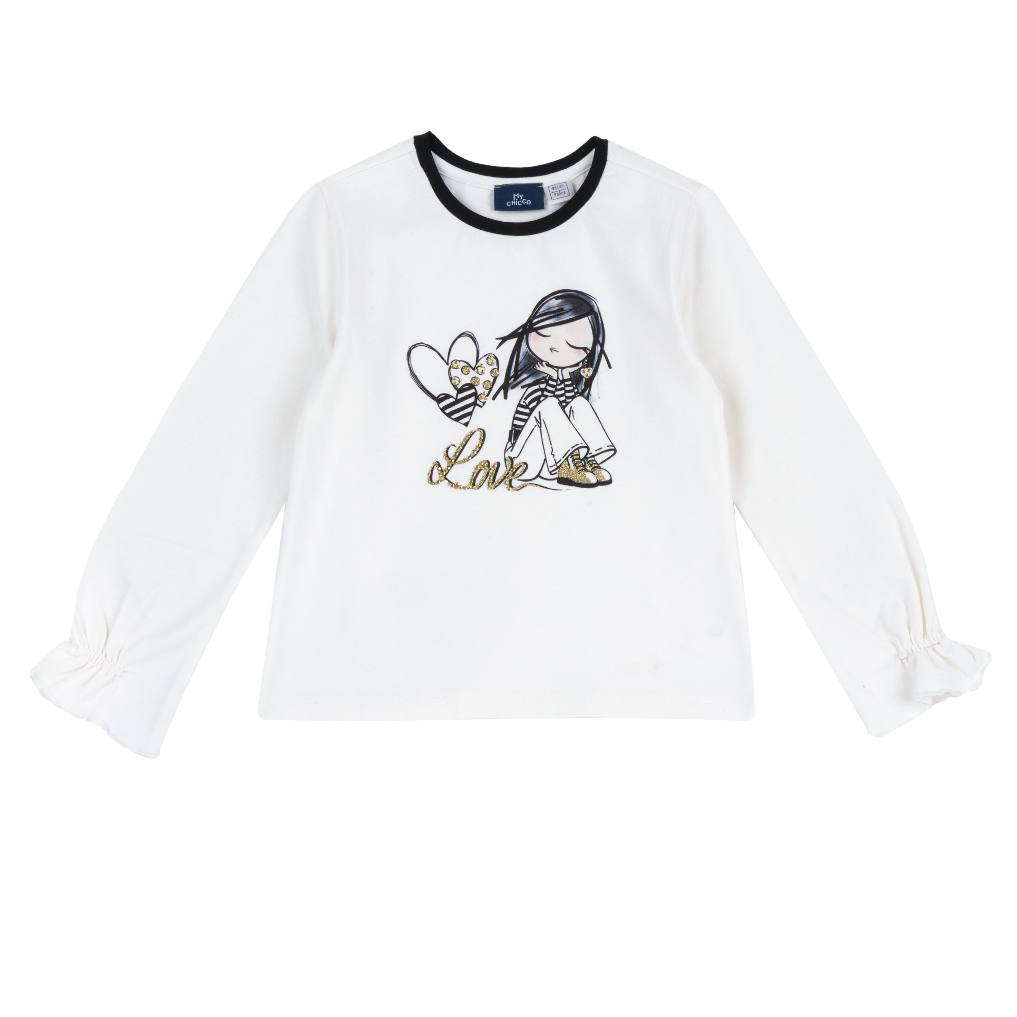 Bluza copii Chicco, Crem, 02905-71MC