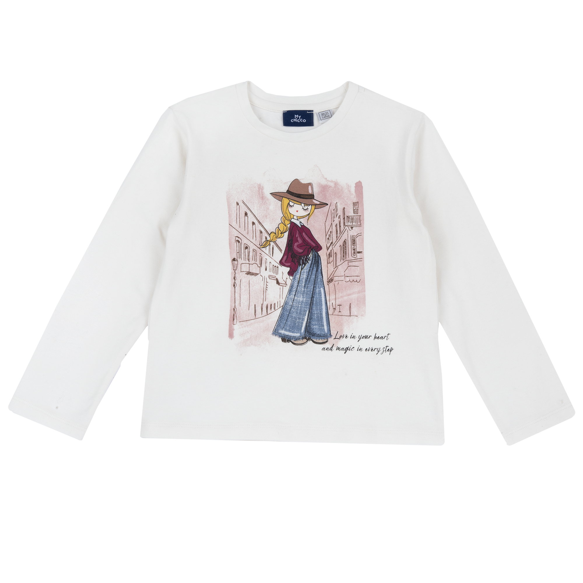 Bluza copii Chicco, Crem, 03150-71MC