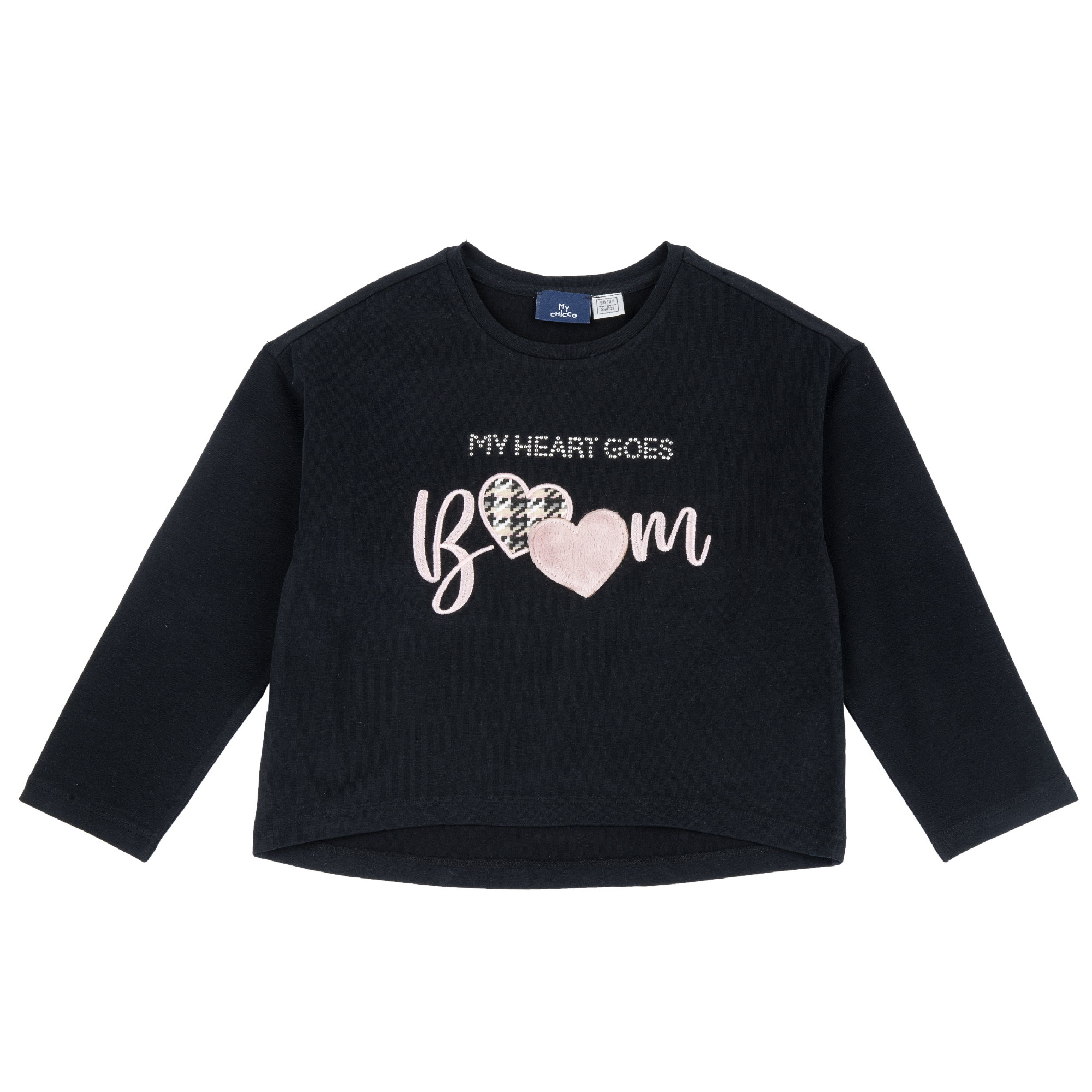 Bluza copii Chicco, negru, 00216-69MC