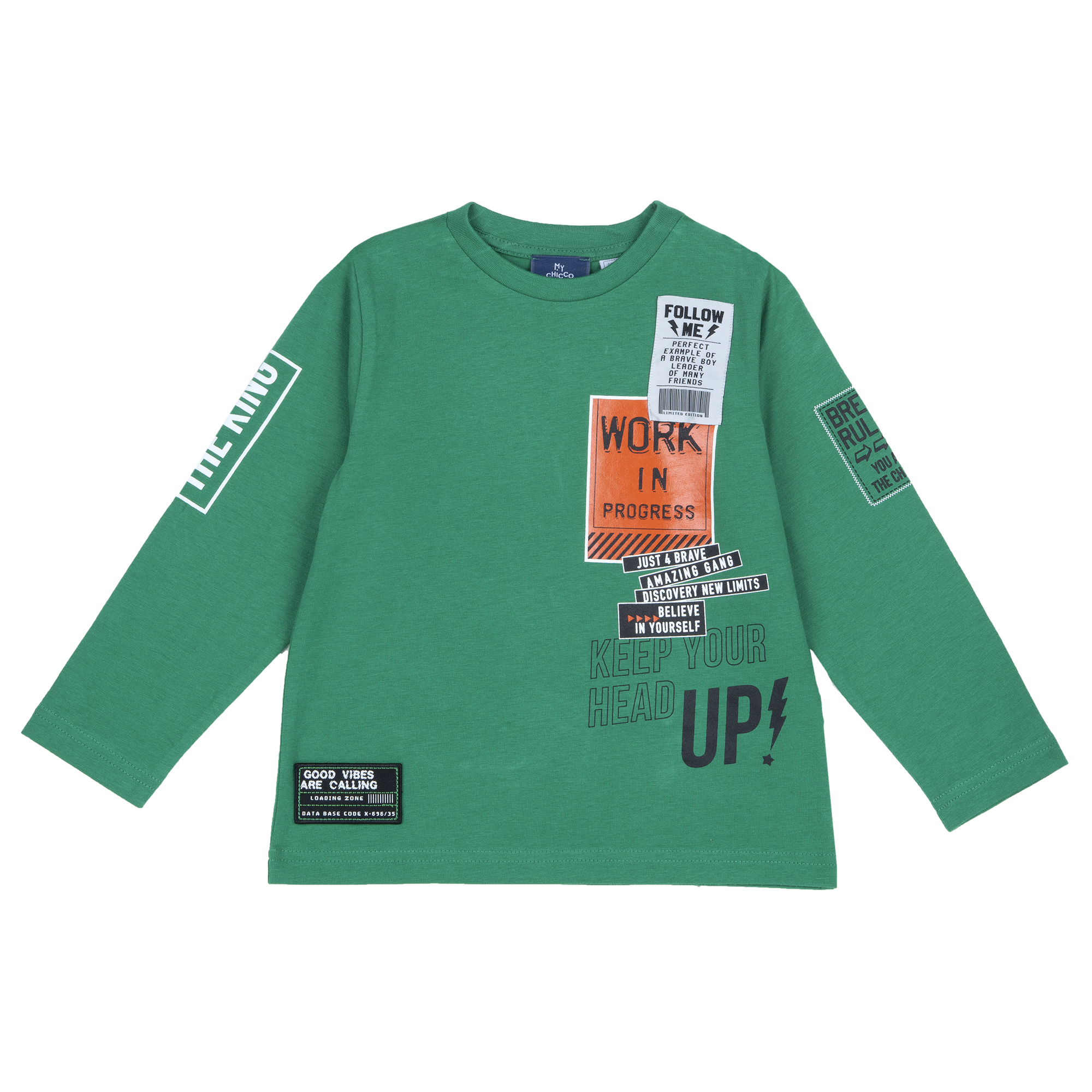 Bluza copii Chicco, Verde, 67842-63MC