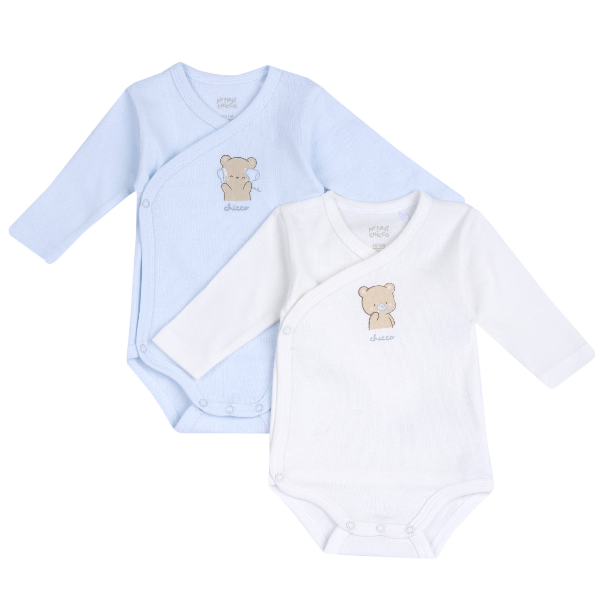 Body bebe Chicco set 2 bucati, bleu, 11743-67MFCI