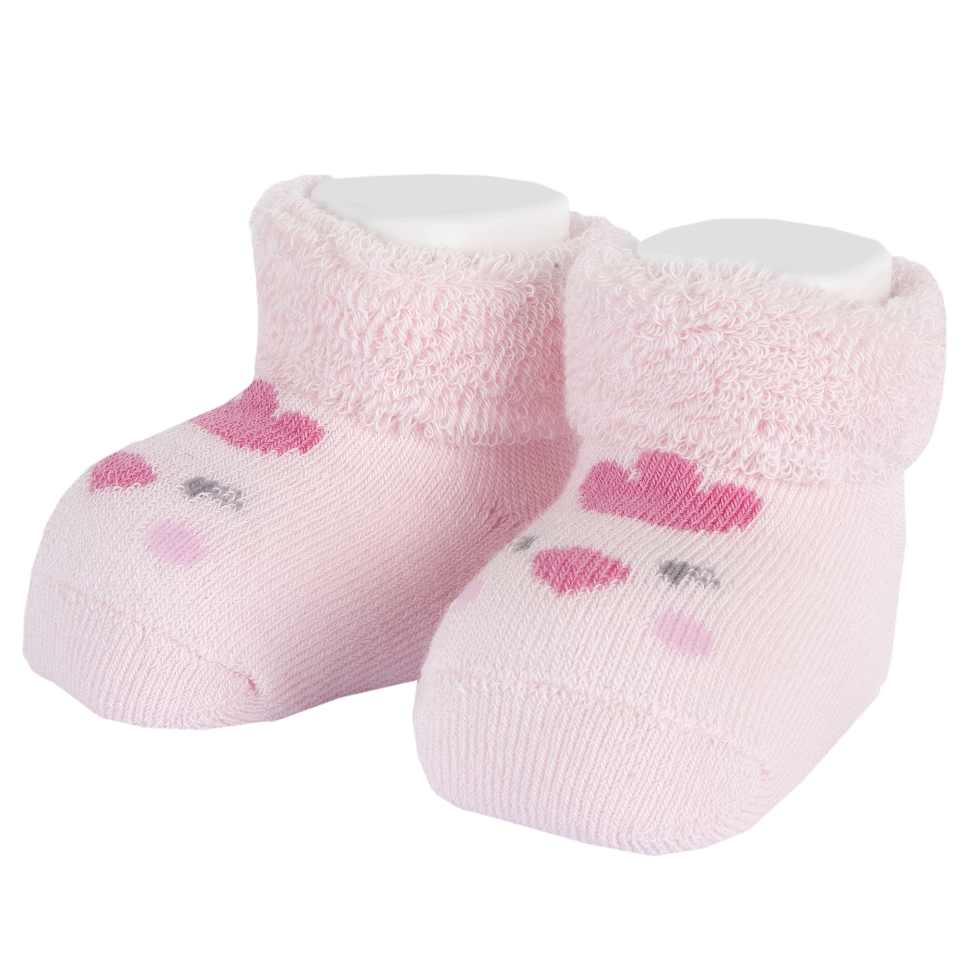 Botosei tricotati copii Chicco, roz, 01525