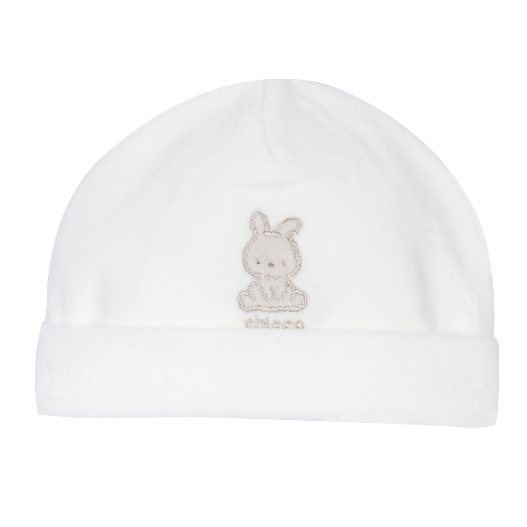 Caciulita bebe Chicco din velur, Alb, 00306-69MFCI