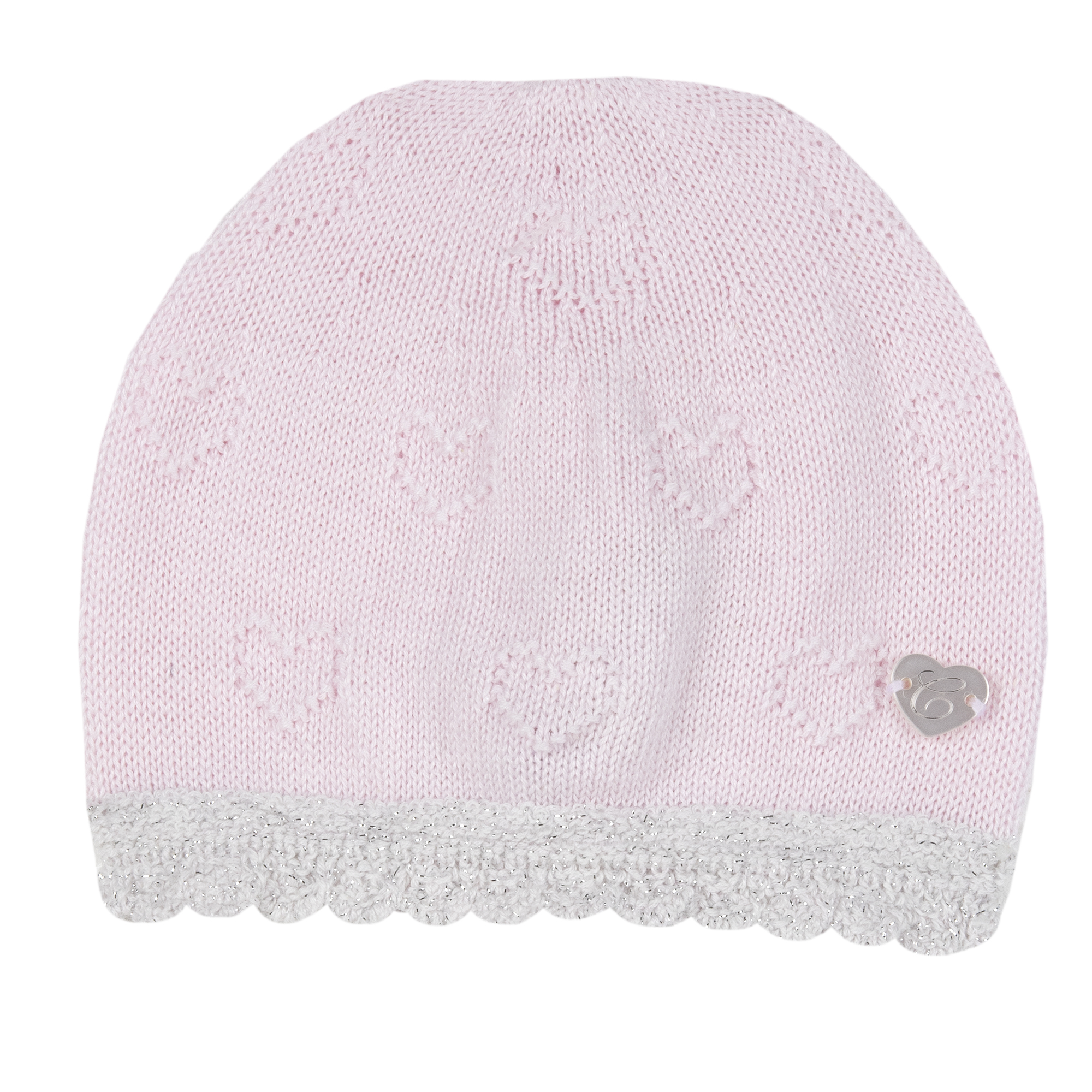 Caciulita bebe Chicco tricotata, roz, 42035 CHICCO