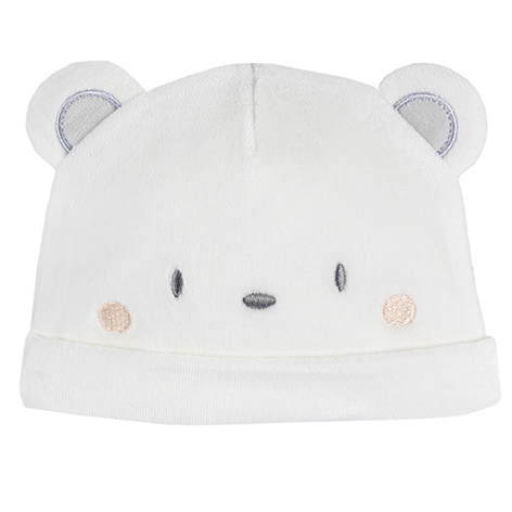 Caciulita bebe chicco velur, 04916-61mfci, alb