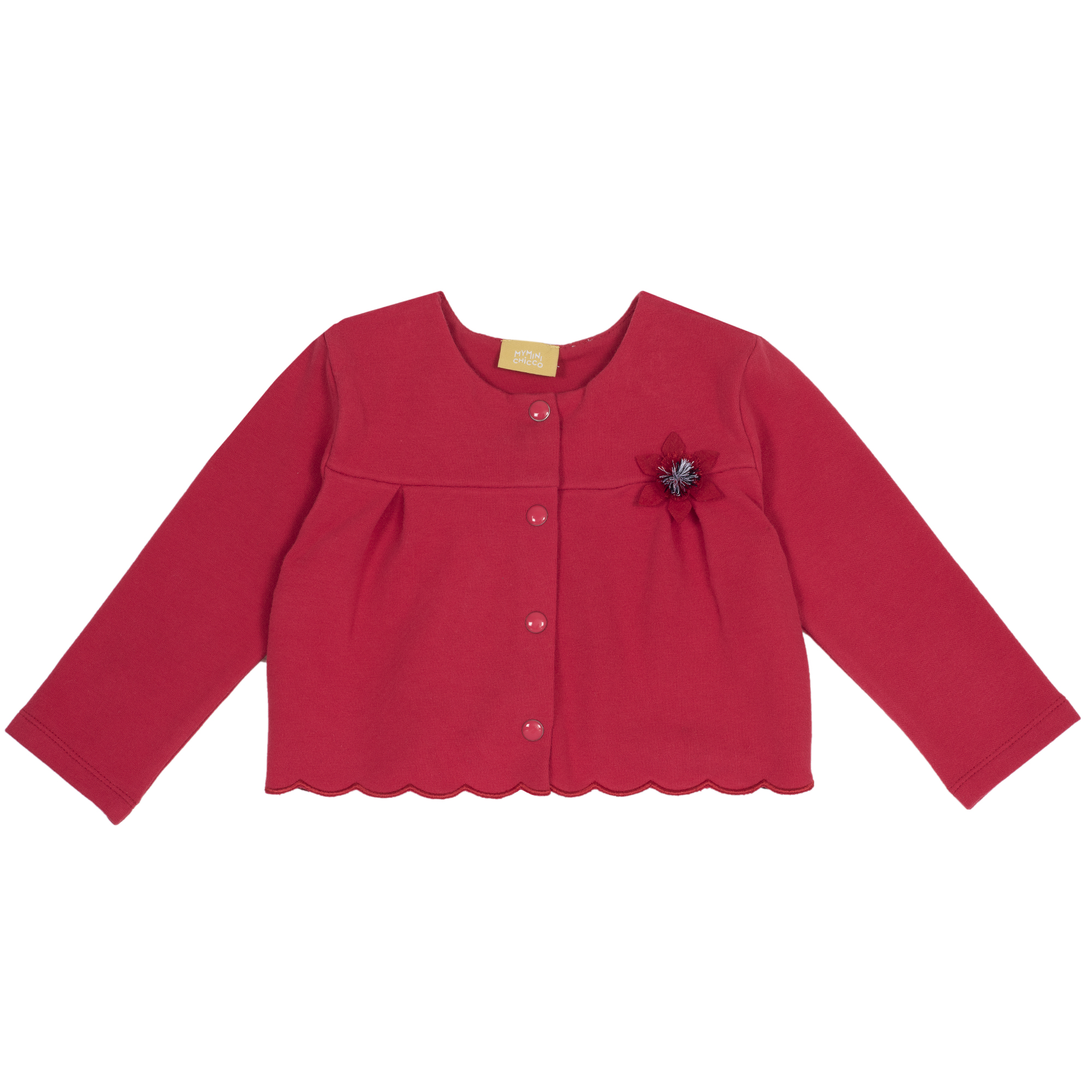 Cardigan copii Chicco, rosu, 96951 CHICCO imagine noua