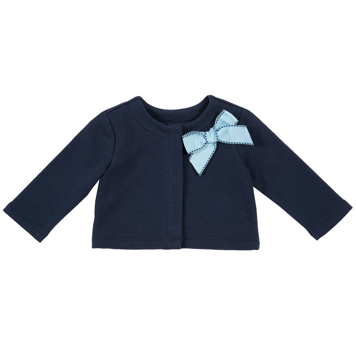 Cardigan copii Chicco, bleumarin cu fundita decorativa, 96945