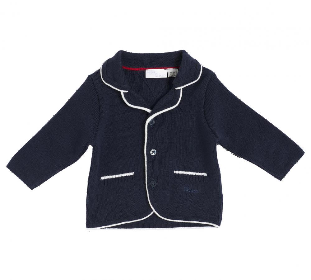 Cardigan Chicco, fata, albastru, 96092