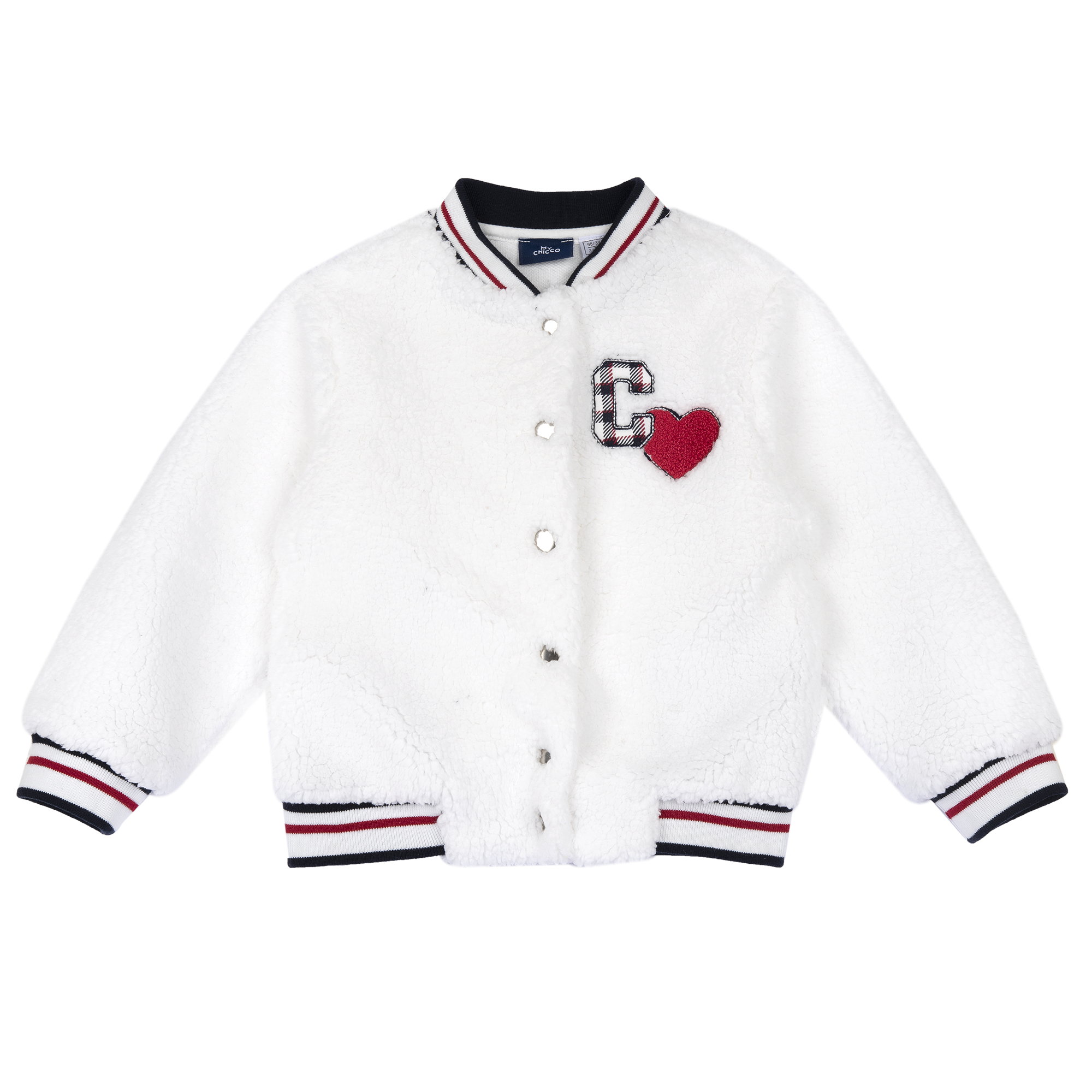 Cardigan bebelusi Chicco din blana, alb, 00937-69MC