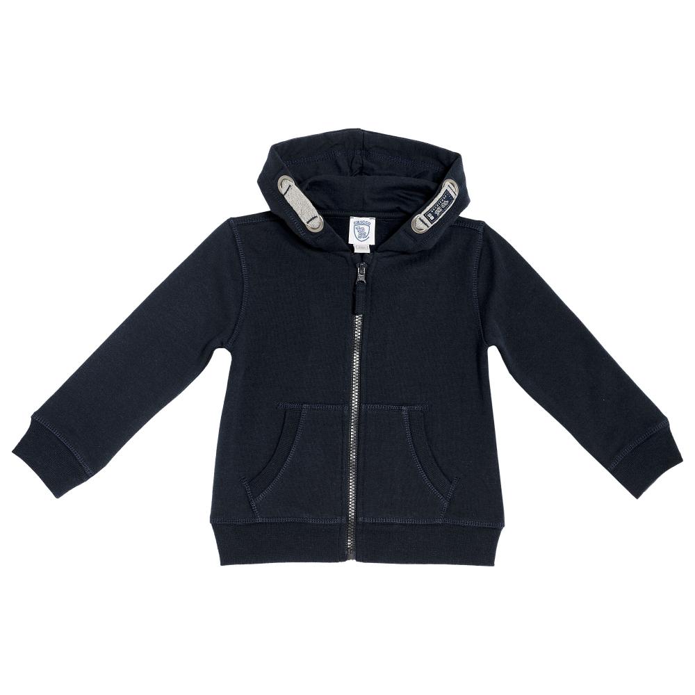 Cardigan Chicco, gluga, albastru, 96193