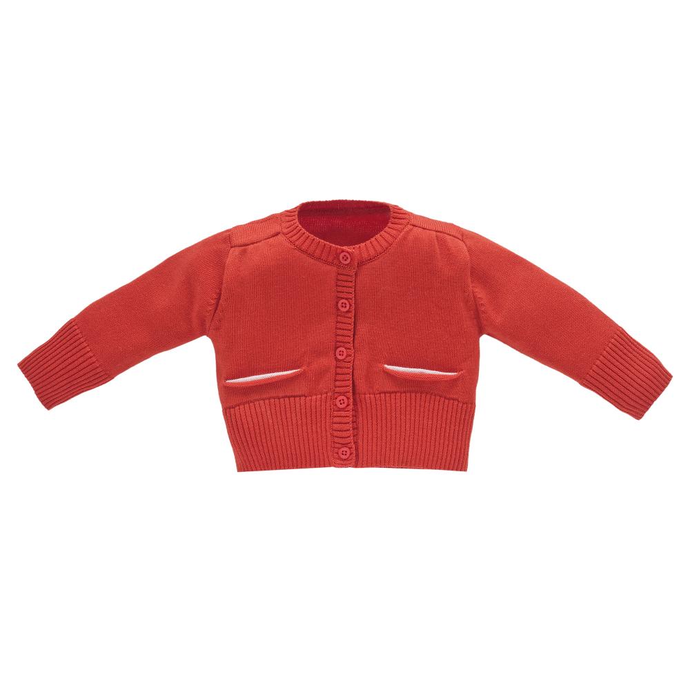 Cardigan Chicco tricot, fetite, orange, 36959