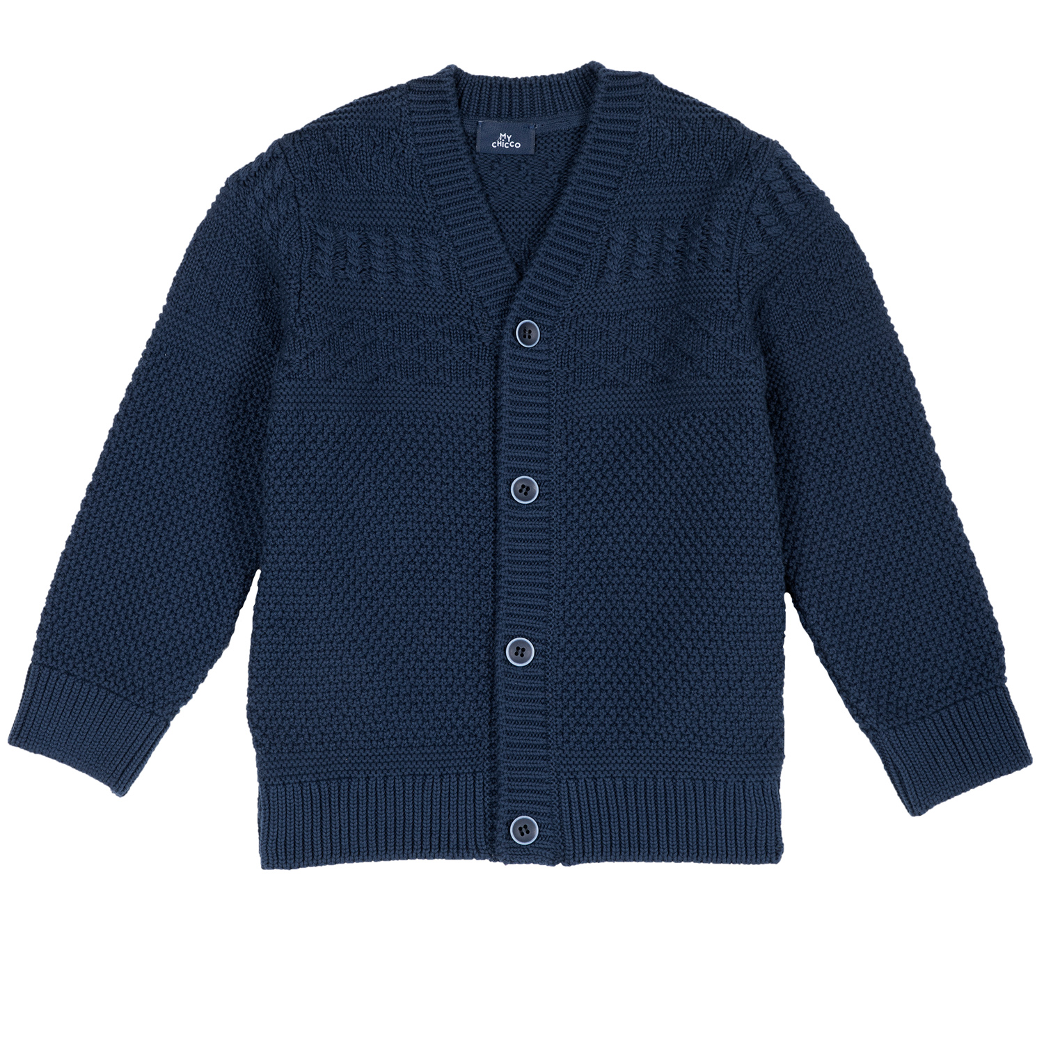 Cardigan copii chicco, albastru deschis