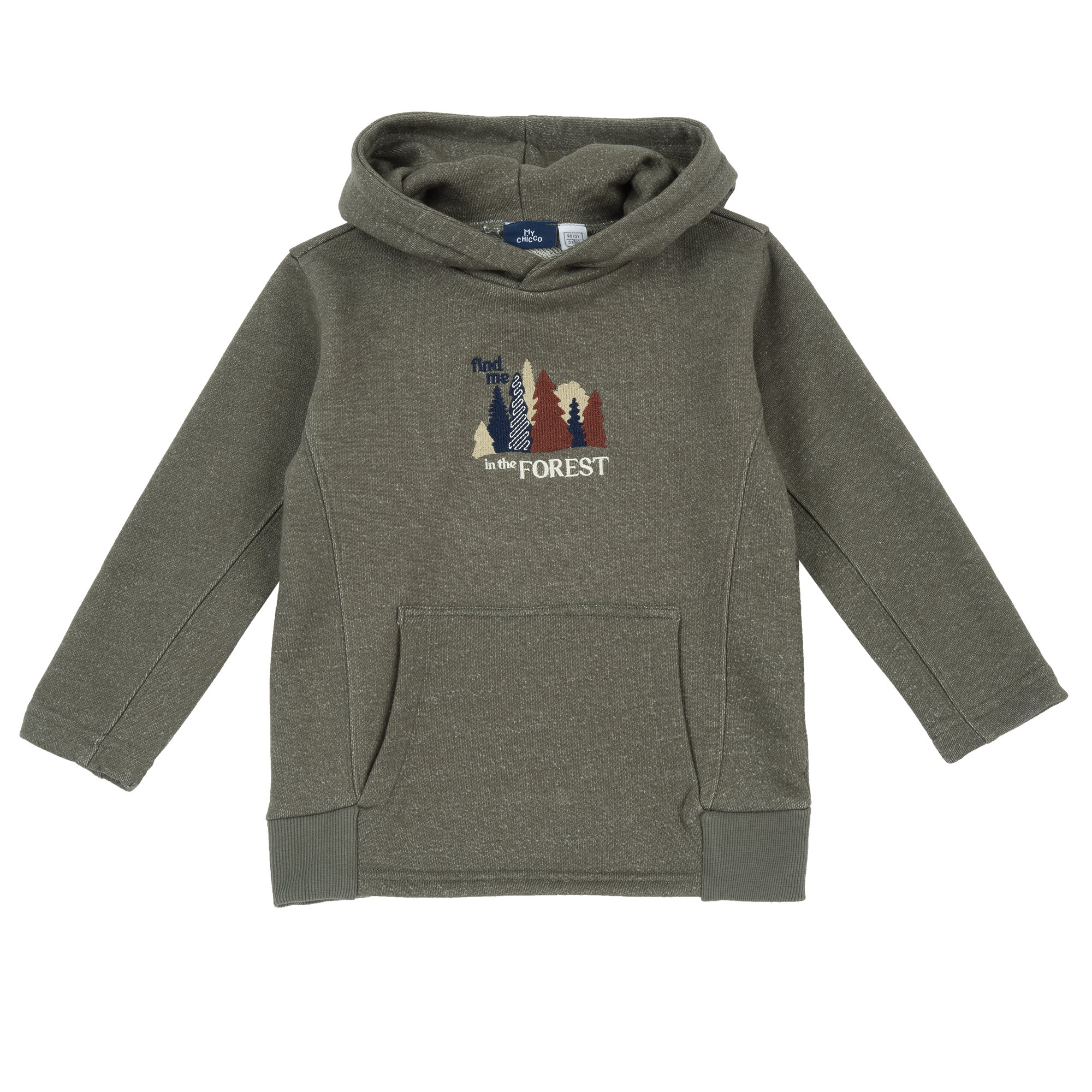 Cardigan copii Chicco cu gluga, Verde, 02860-71MC