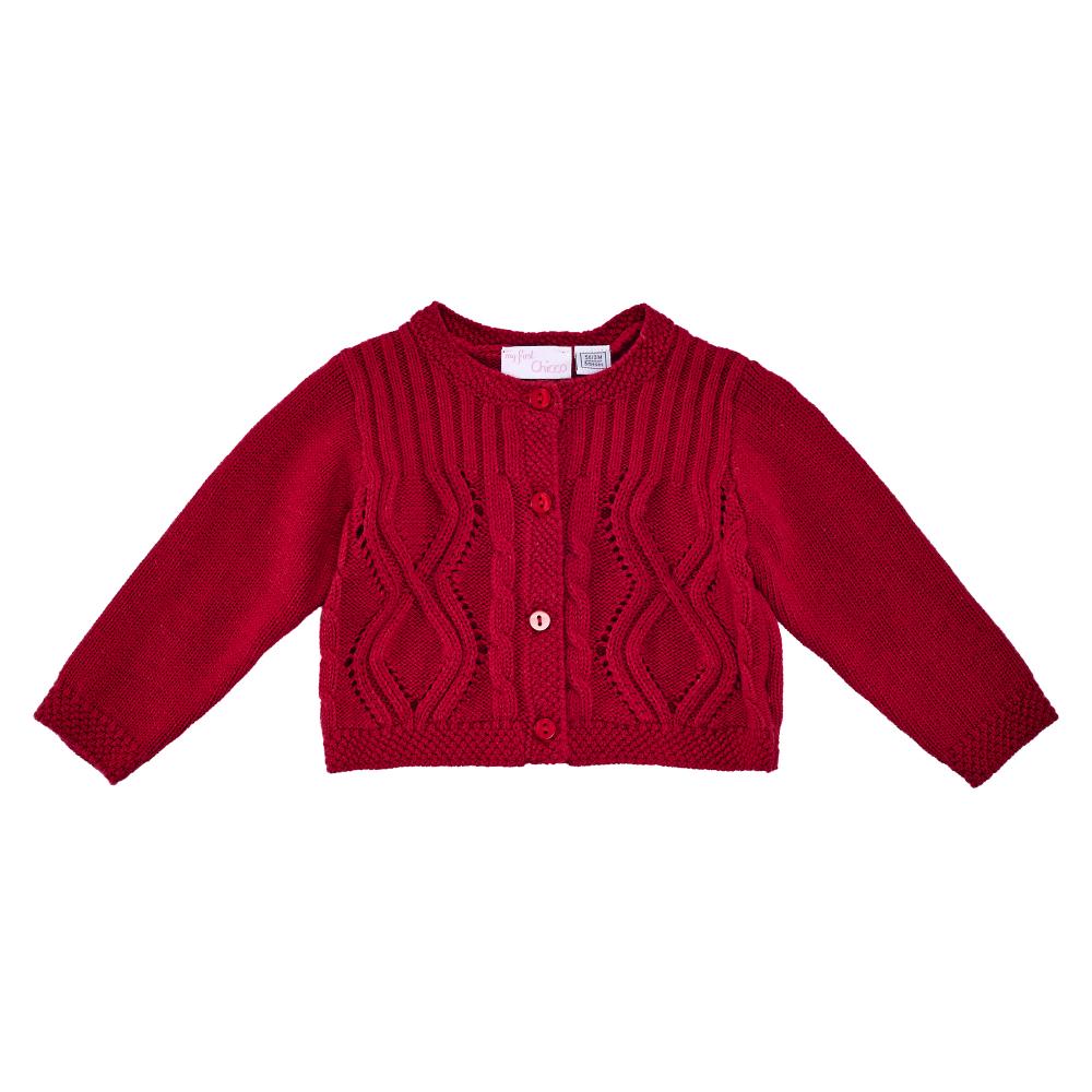 Cardigan copii Chicco, rosu, 96527