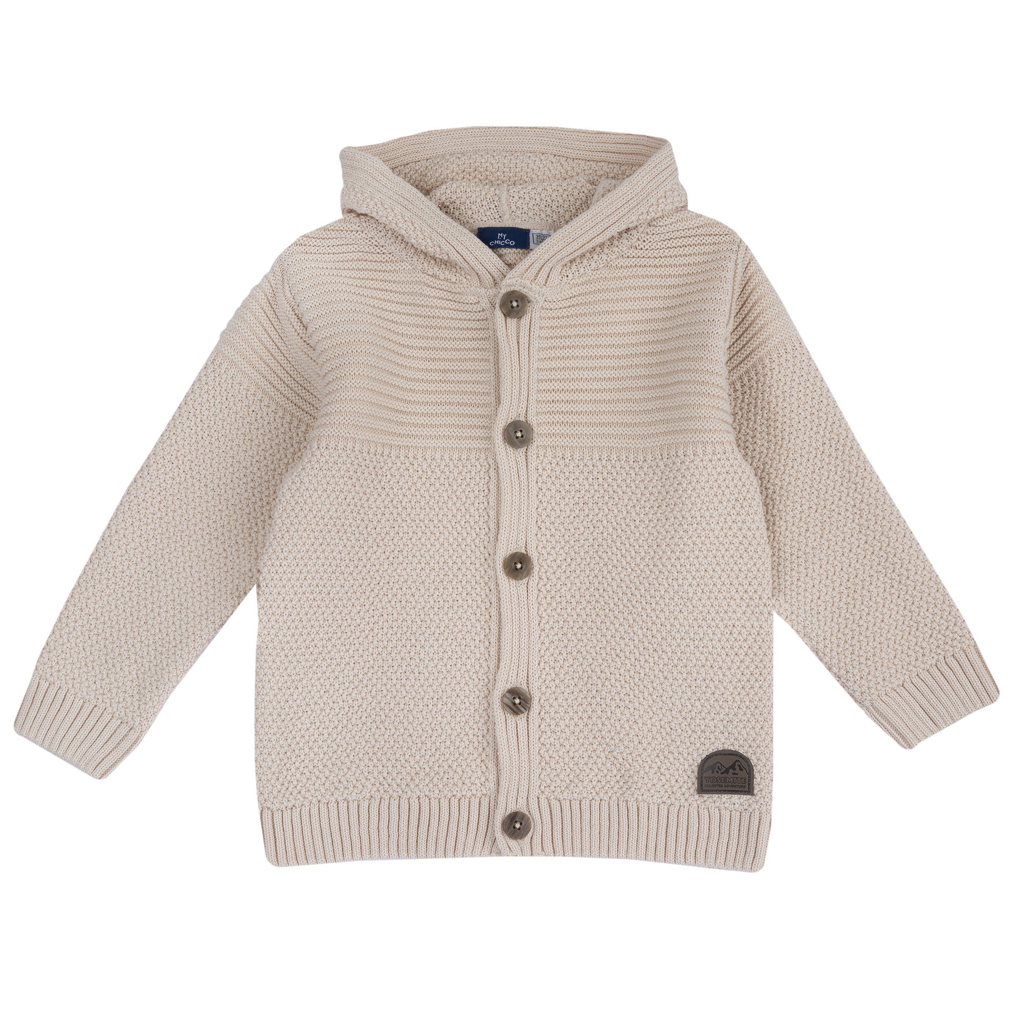 Cardigan copii Chicco tricotat, bej, 07823-67MC