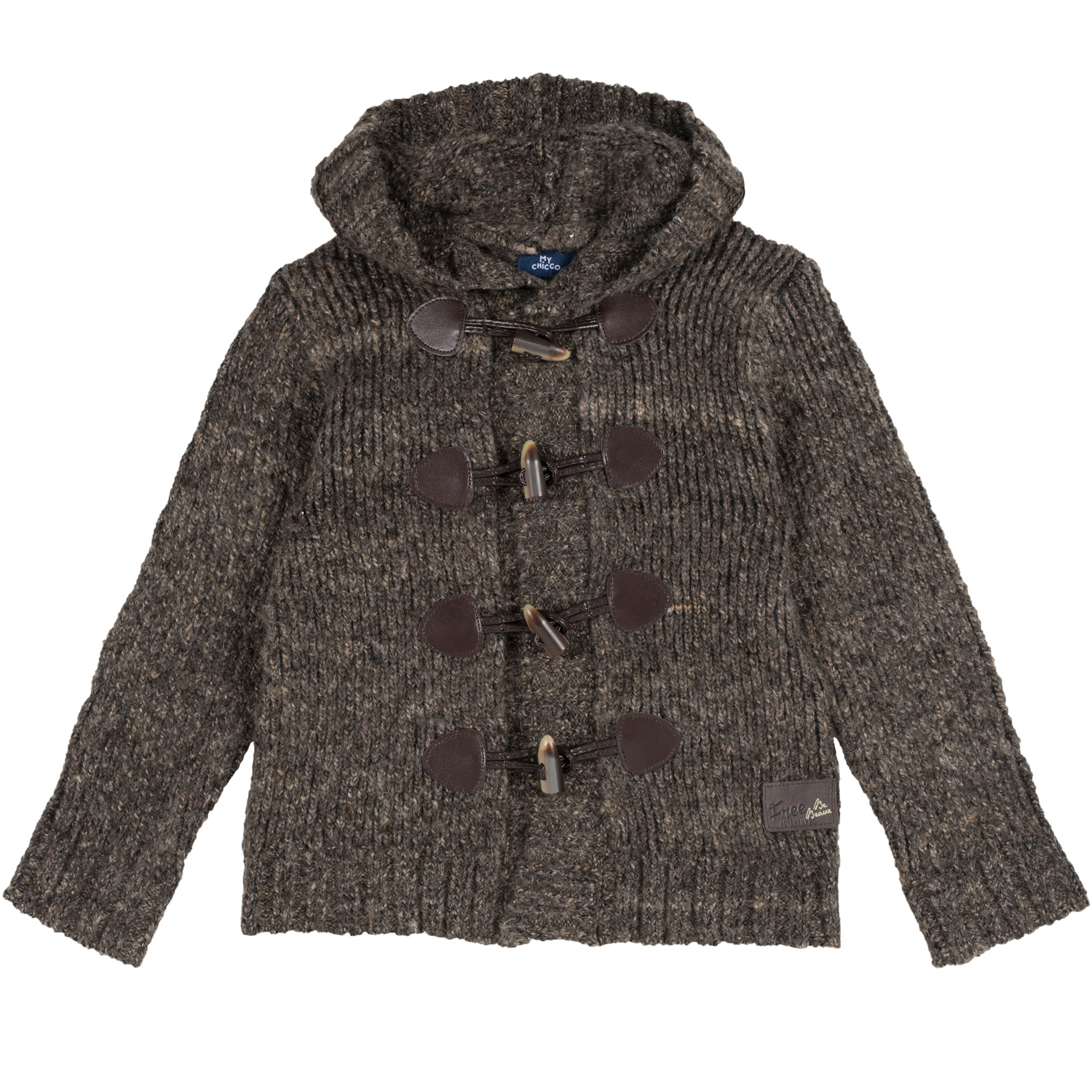 Cardigan copii chicco, maro inchis