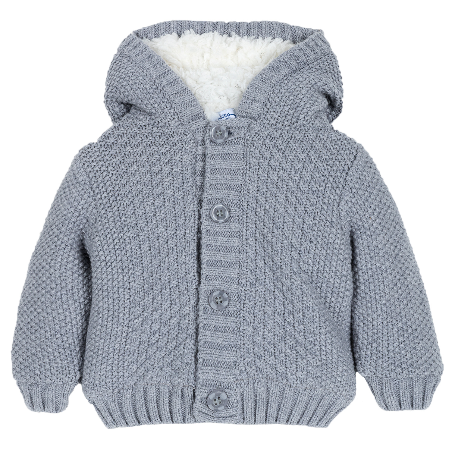 Cardigan copii Chicco, gri inchis