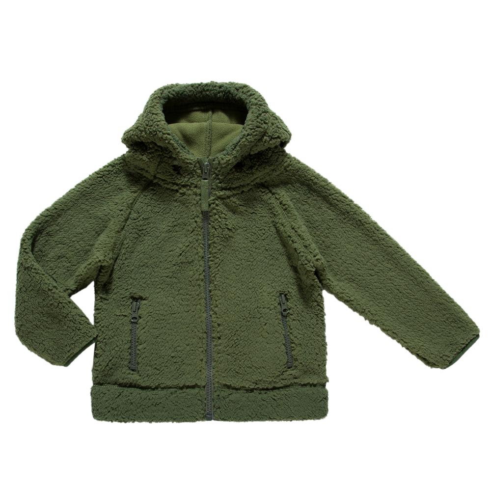 Cardigan cu gluga Chicco, unisex, verde inchis, 38961