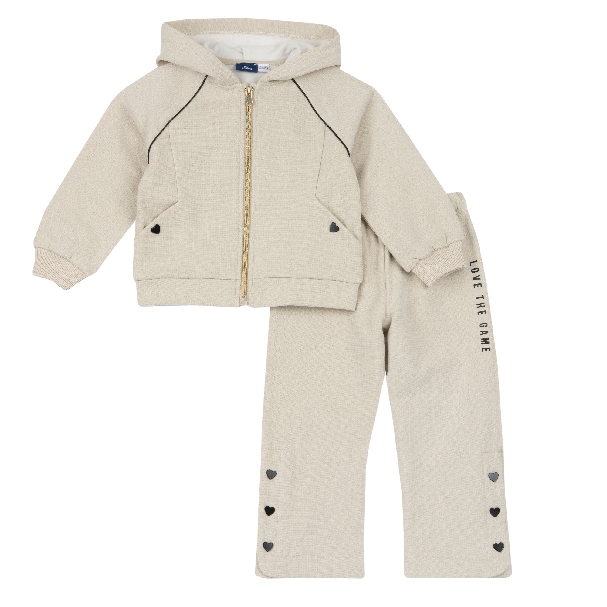 Cardigan trening fete Chicco, bej, 00833-69MC