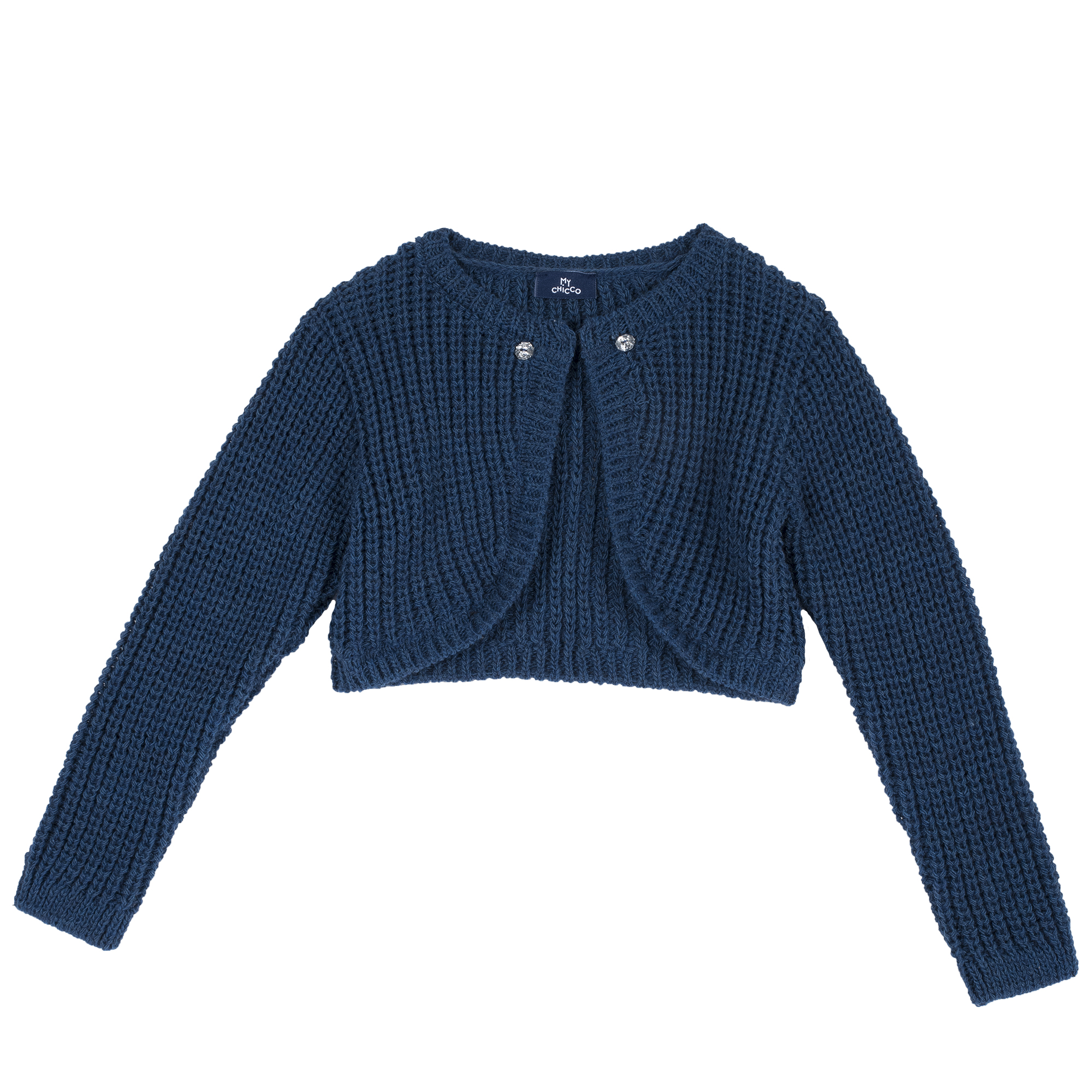 Cardigan copii Chicco, tricotat, albastru, 96982 CHICCO