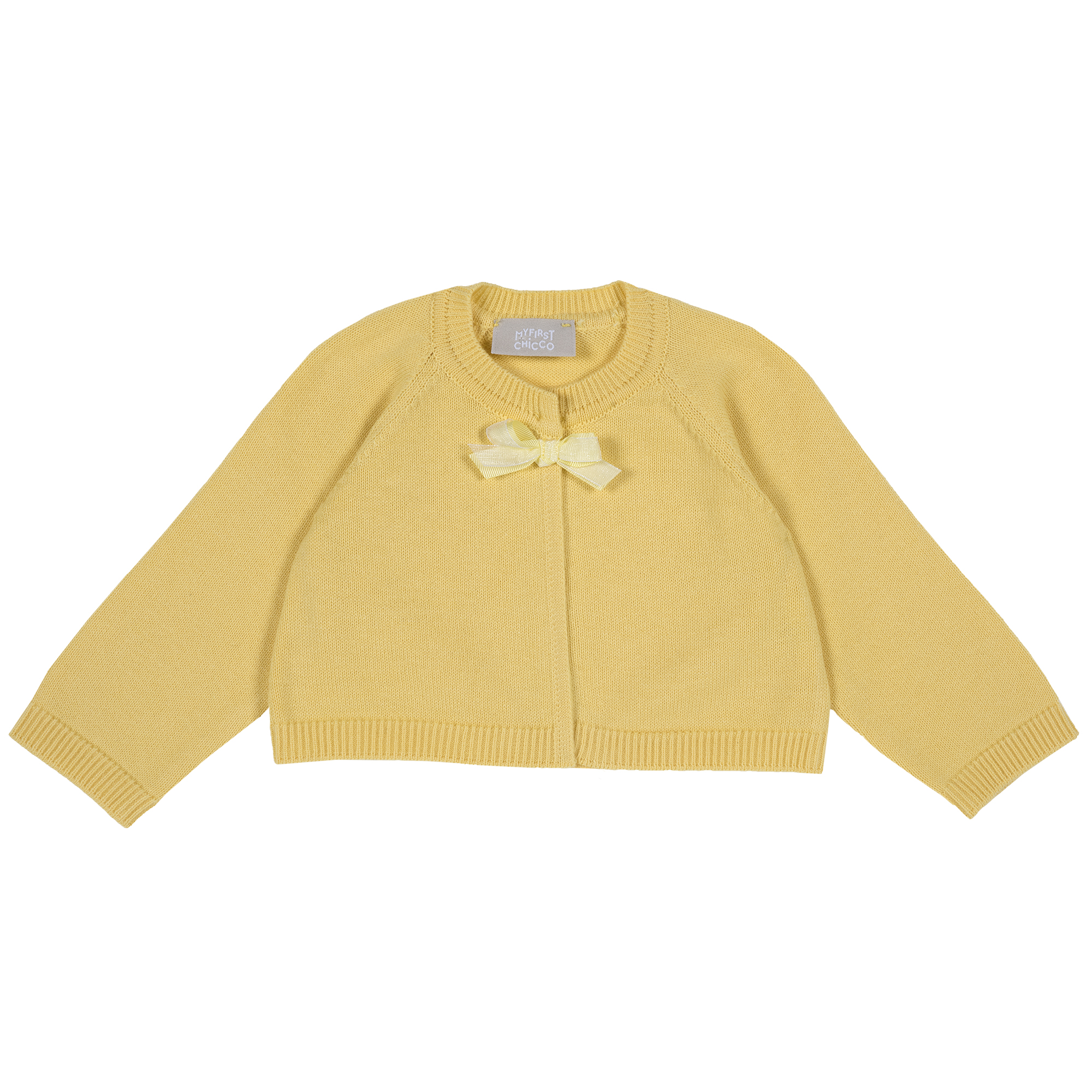 Cardigan copii chicco, tricotat, galben, 96843