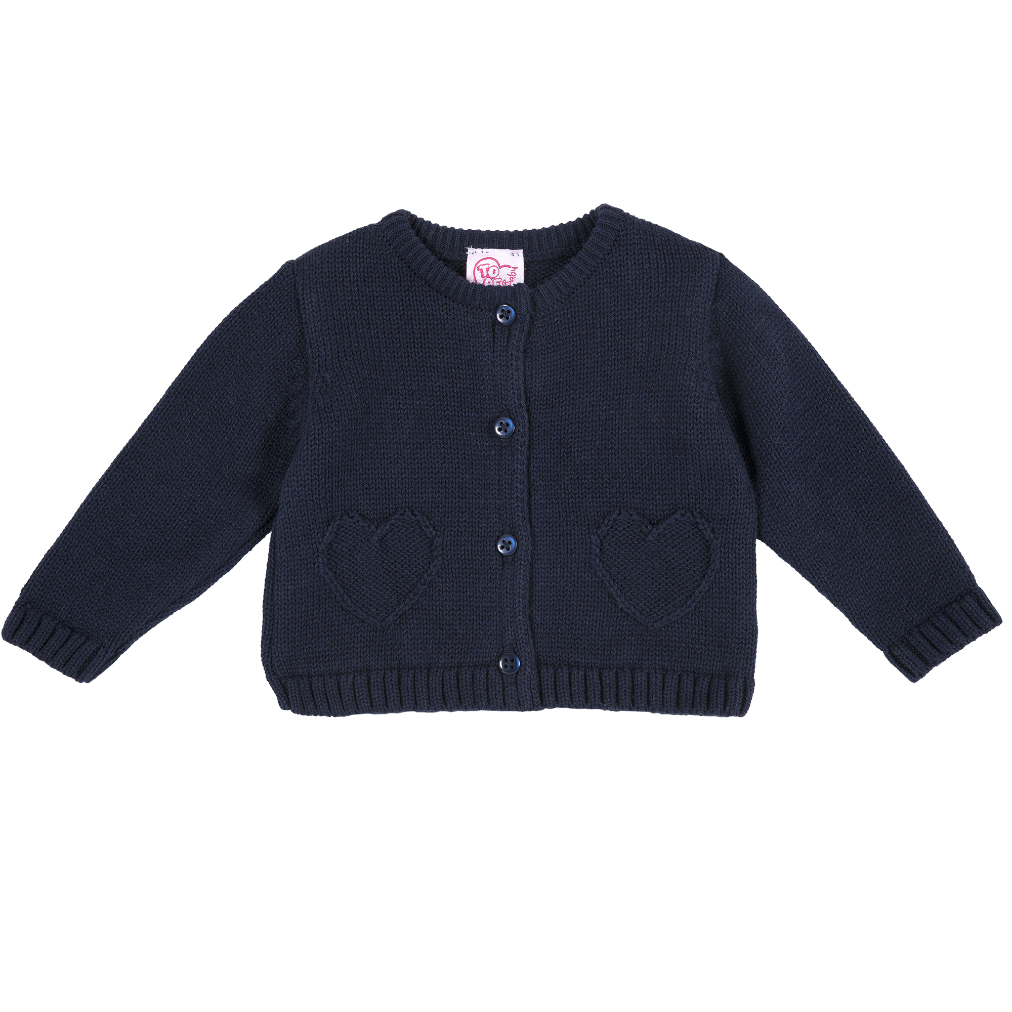 Cardigan copii Chicco, tricotat, albastru, 96074