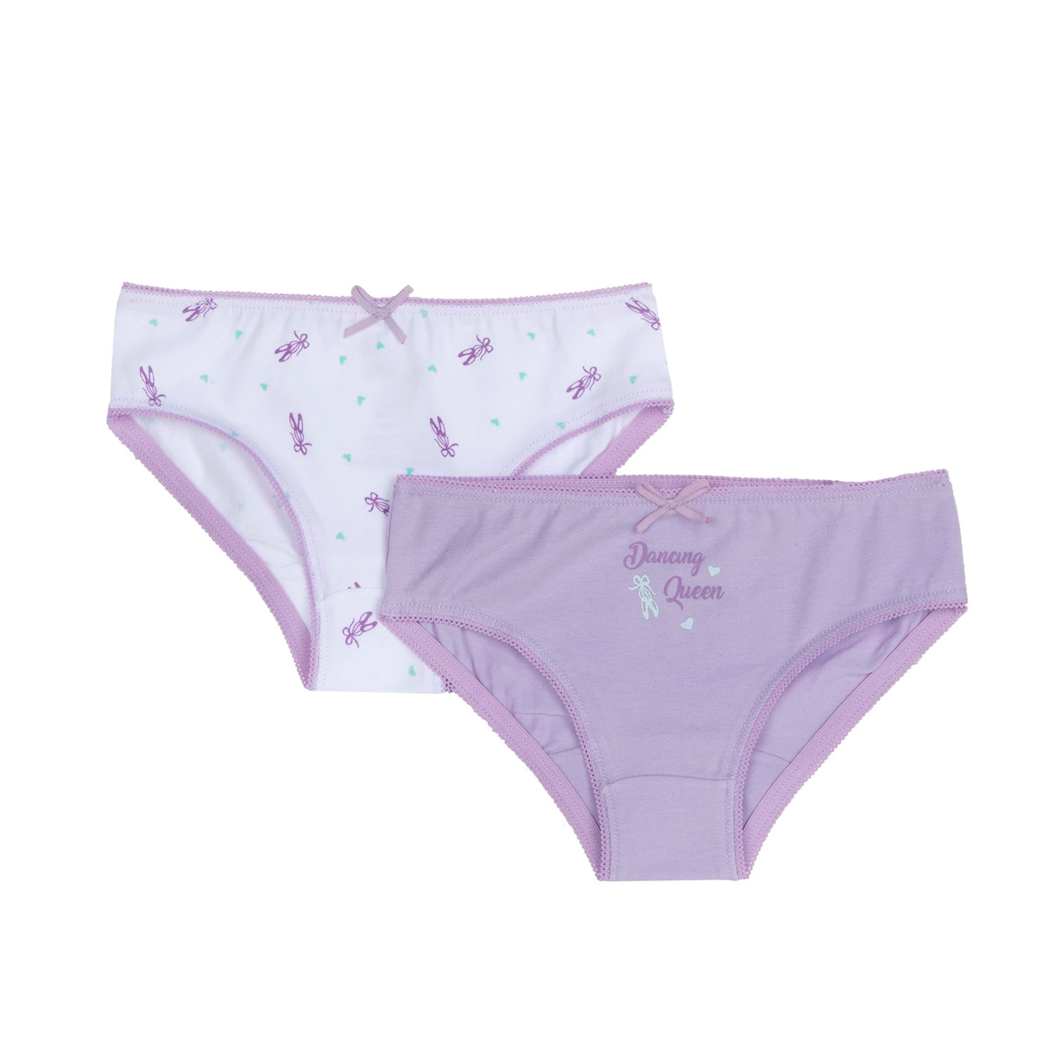 Chiloti copii chicco jerse, set 2 bucati, alb cu model, 11592