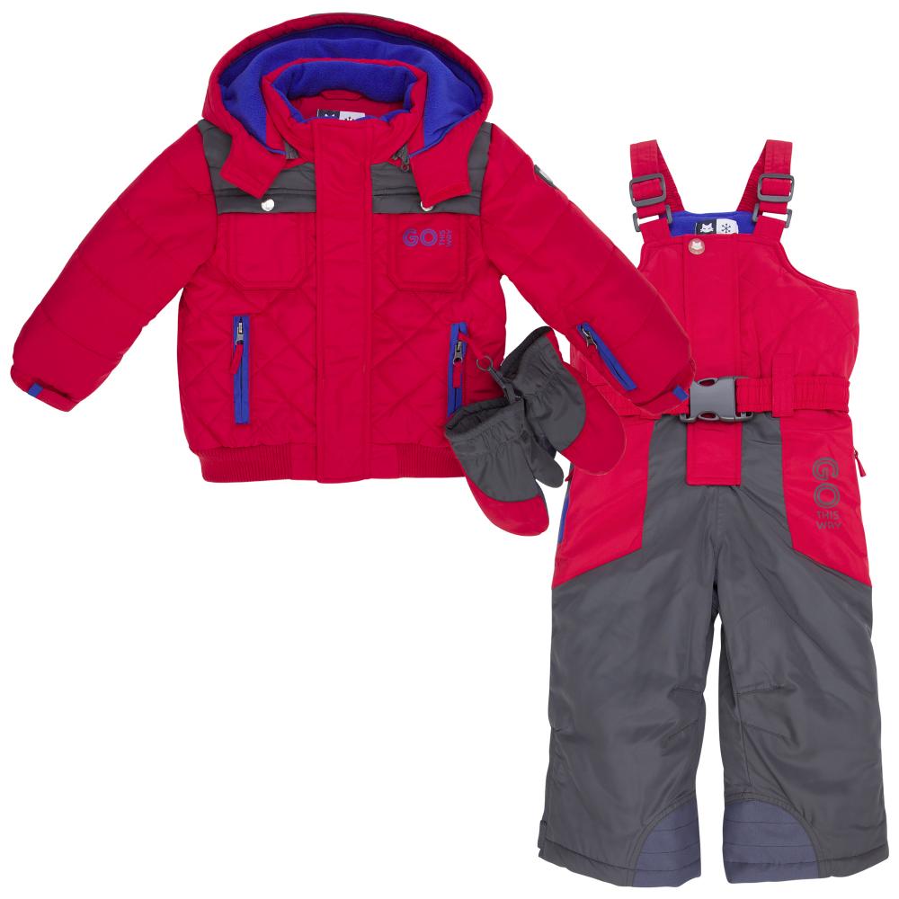 Costum ski Chicco, rosu deschis, 76053