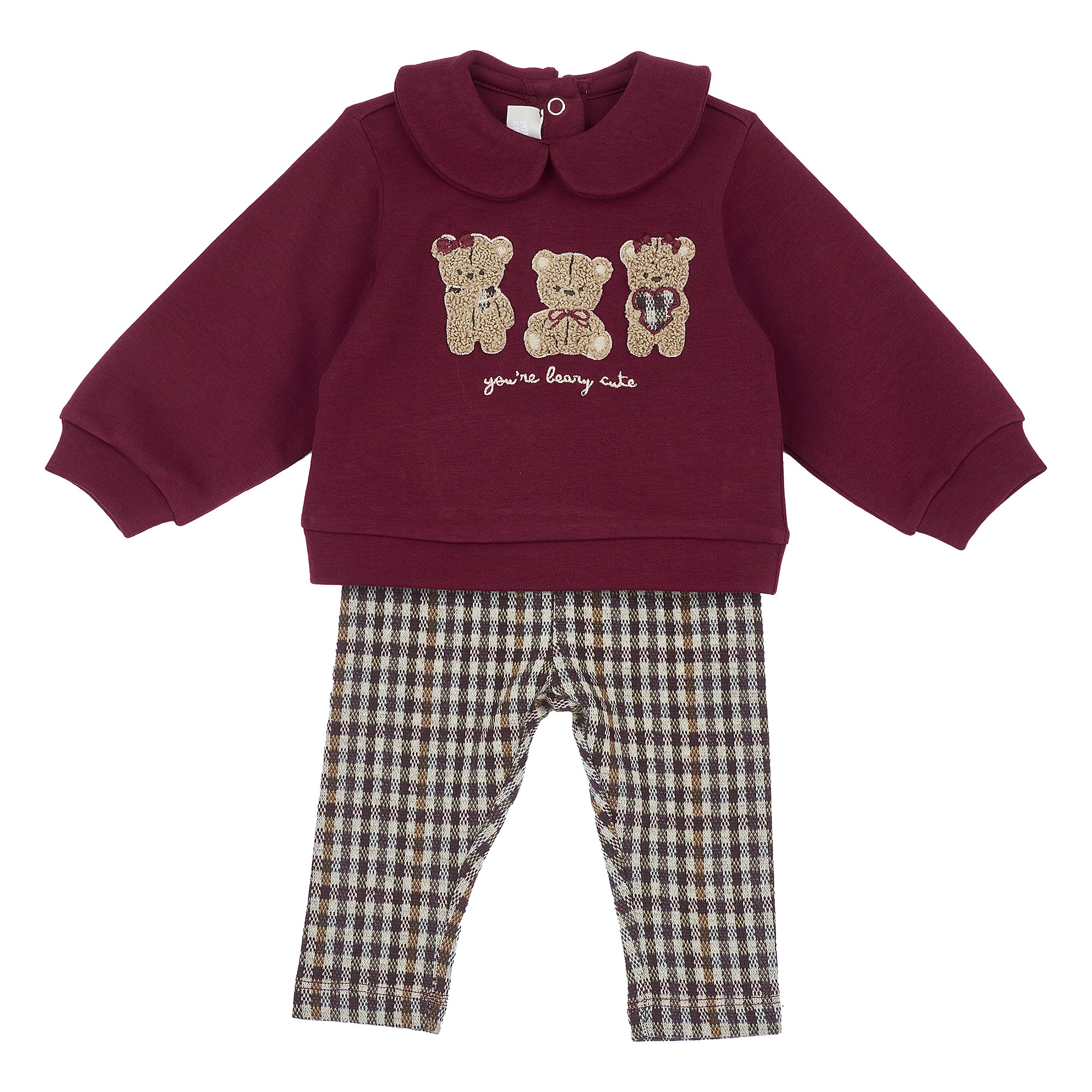Costumas copii Chicco, bluza si colanti, Bej, 02730-71MFCO