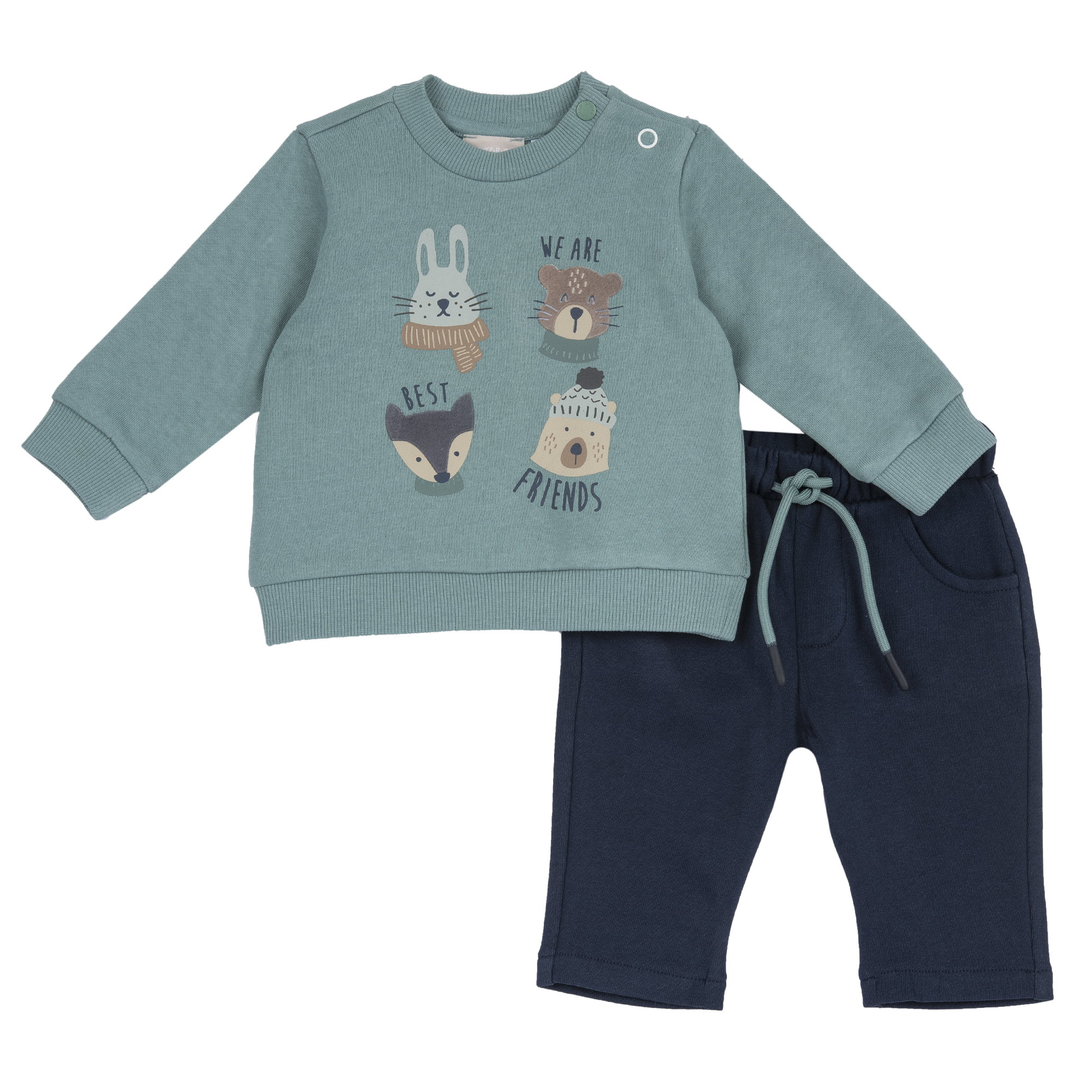Costumas copii Chicco bluza si pantaloni, verde, 00564-69MFCO