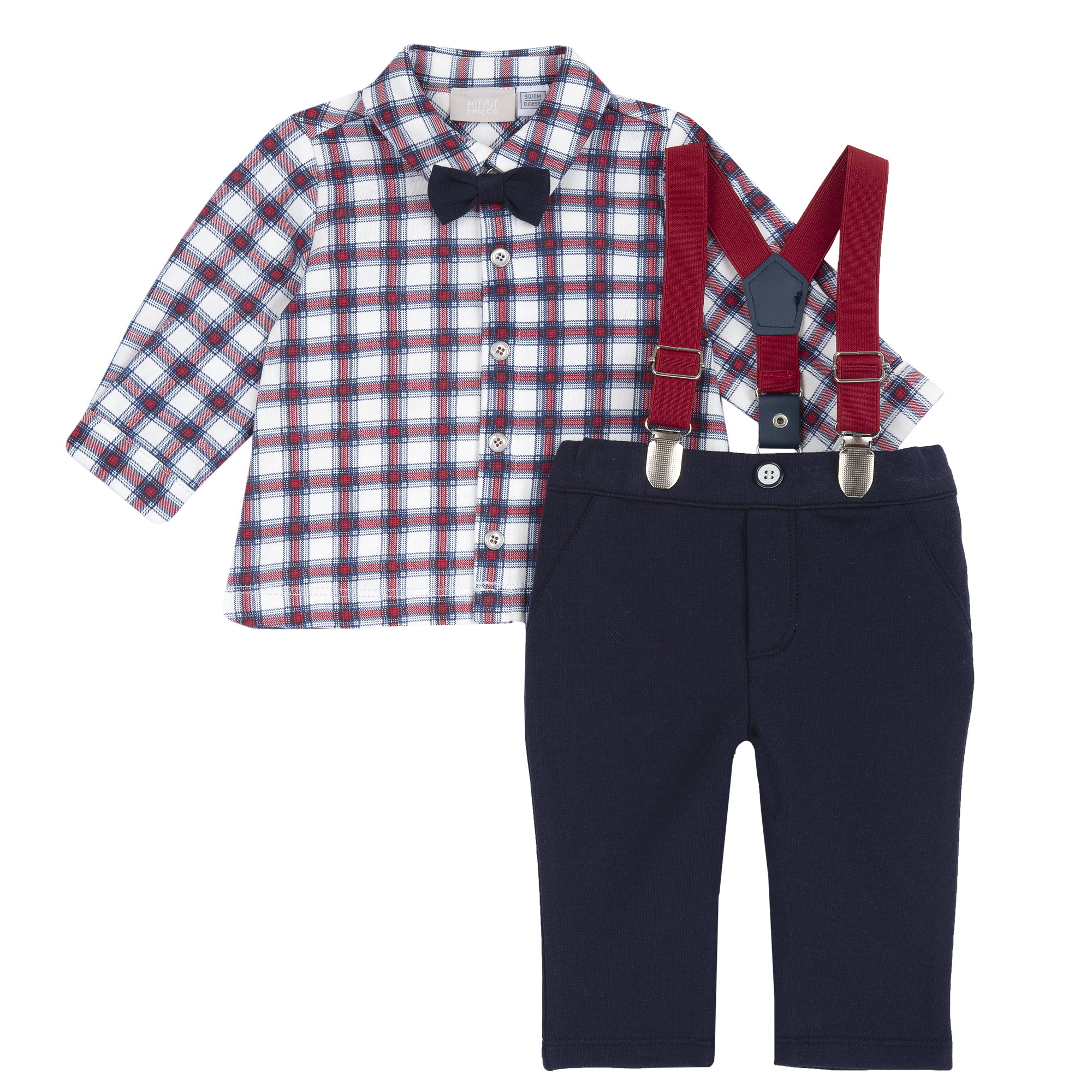Costumas copii Chicco pentru Craciun, albastru inchis, 00824-69MFCI