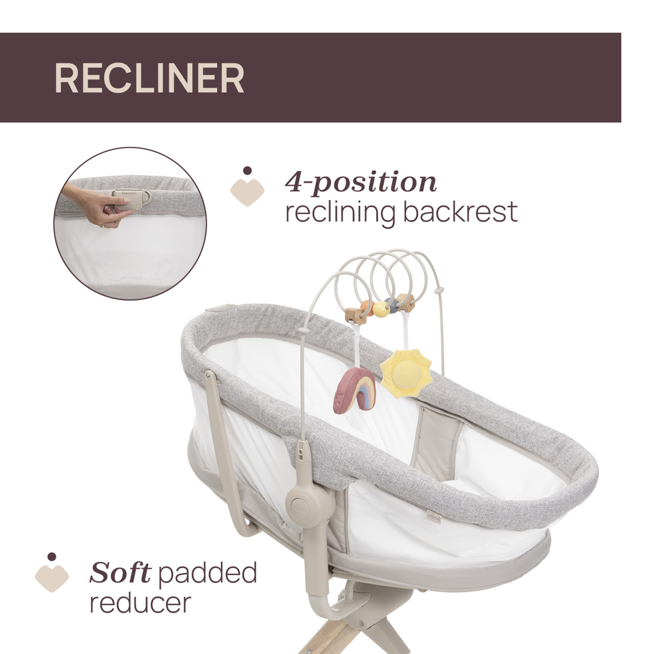 Cosulet multifunctional 4 in 1 Chicco Baby Hug Armonia