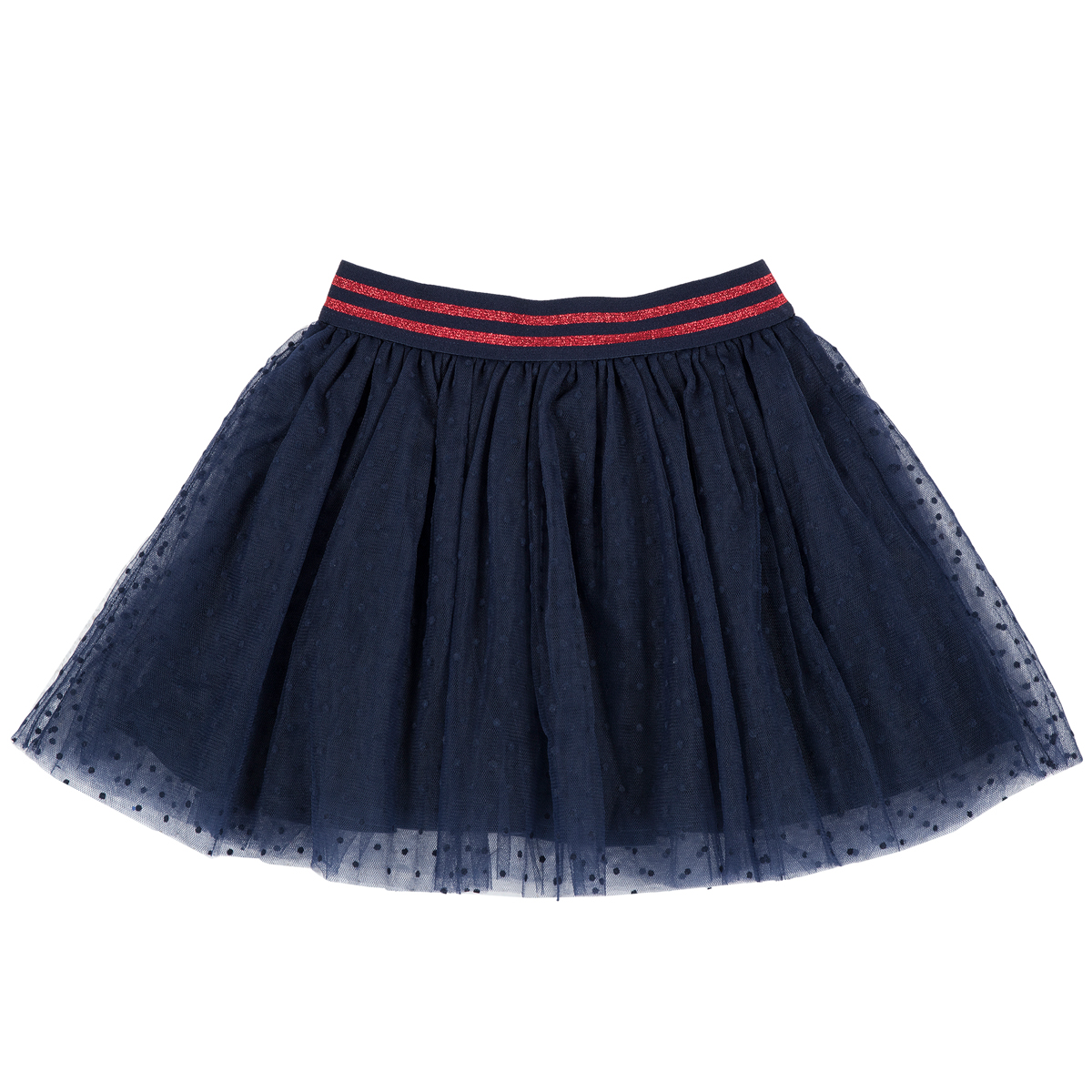 Fusta tutu chicco, tulle bleumarin, 34288