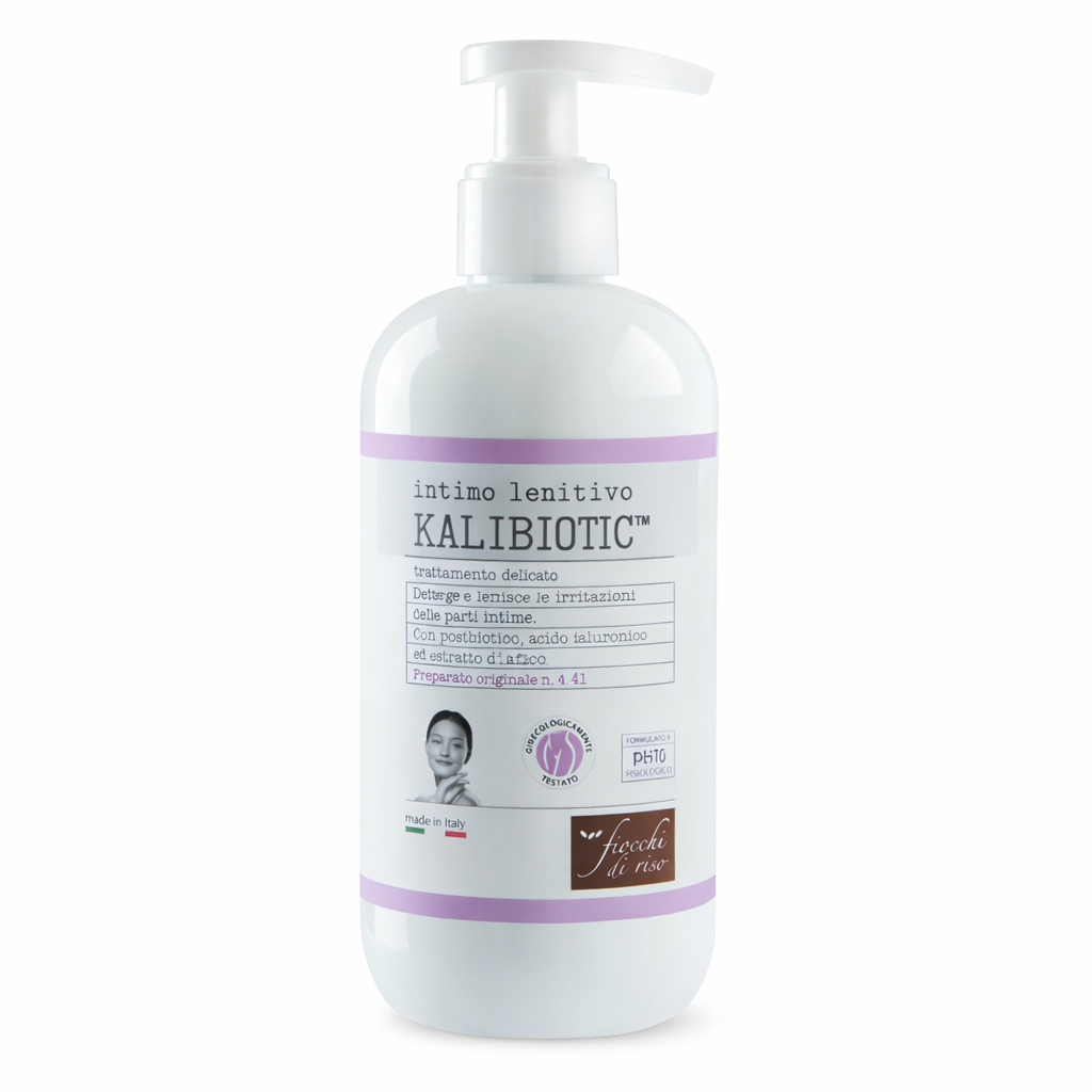 Gel de curatare intima Fiocchi di Riso Kalibiotic (fruct de cactus) pentru perioada menstruatiei, sarcina si post-partum, 240ml