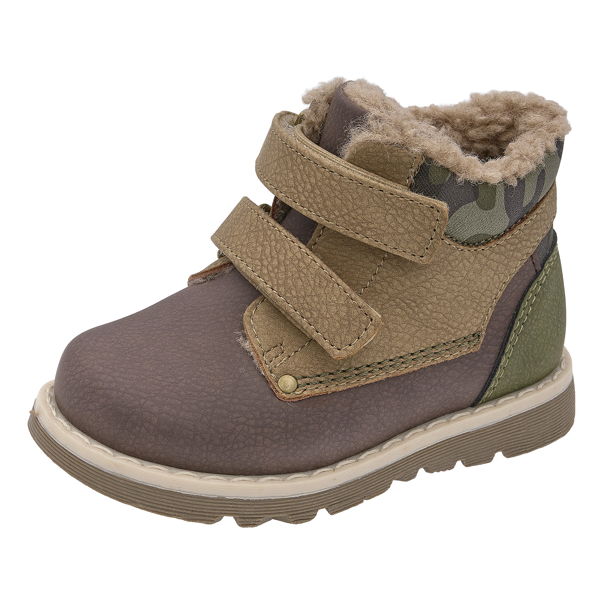 Ghete copii Chicco Flamino imblanite, Maro, 23033-71P