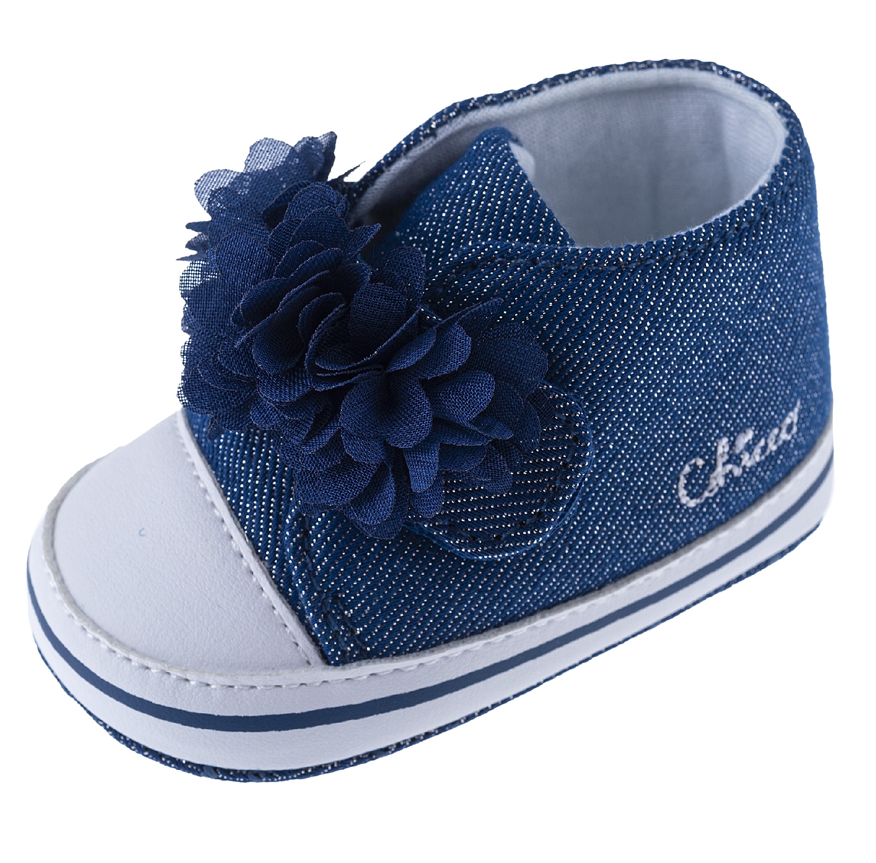 Ghete copii Chicco Naira material textil, bleumarin cu model, 67043-62P CHICCO