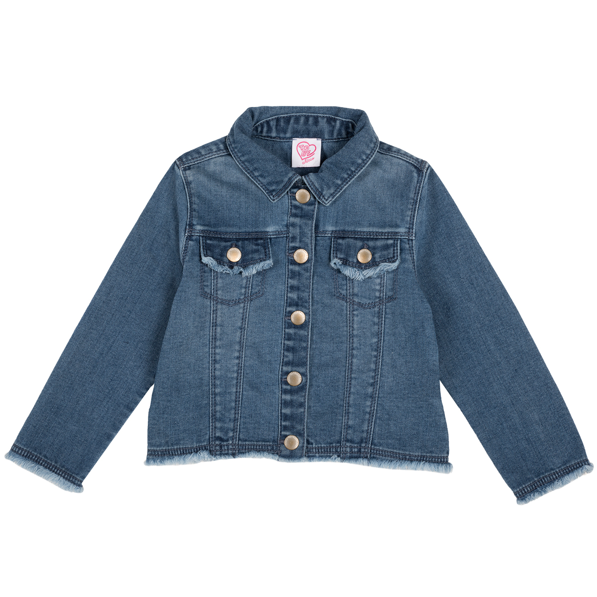 Jacheta copii Chicco, denim elastic, albastru, 87397