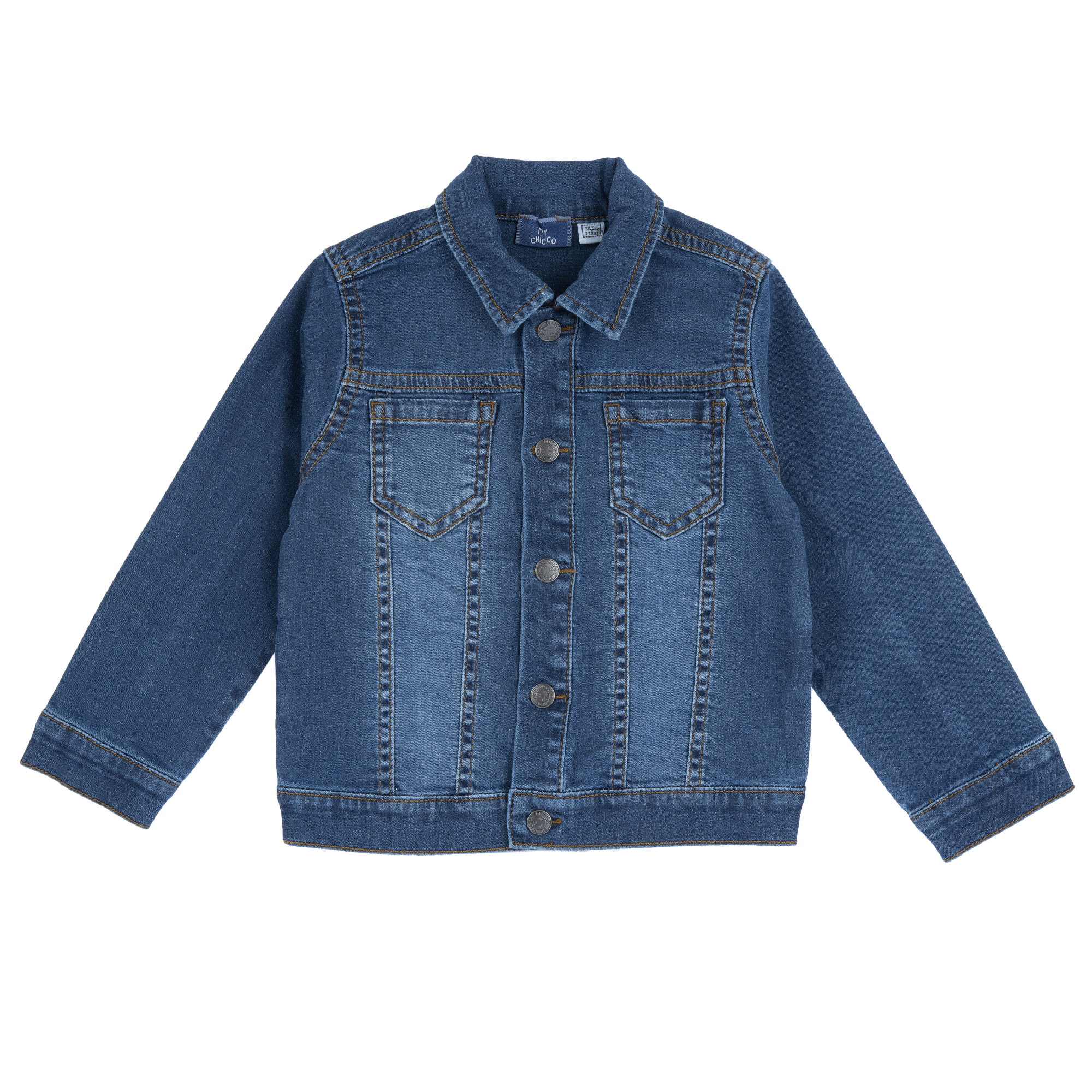 Jacheta scurta copii Chicco denim, 87873-68MC