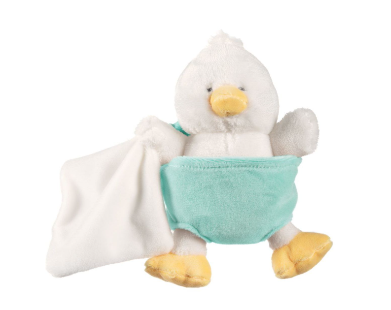 Jucarie de plus chicco doudou, puisorul dragalas, albastru, 0 luni+