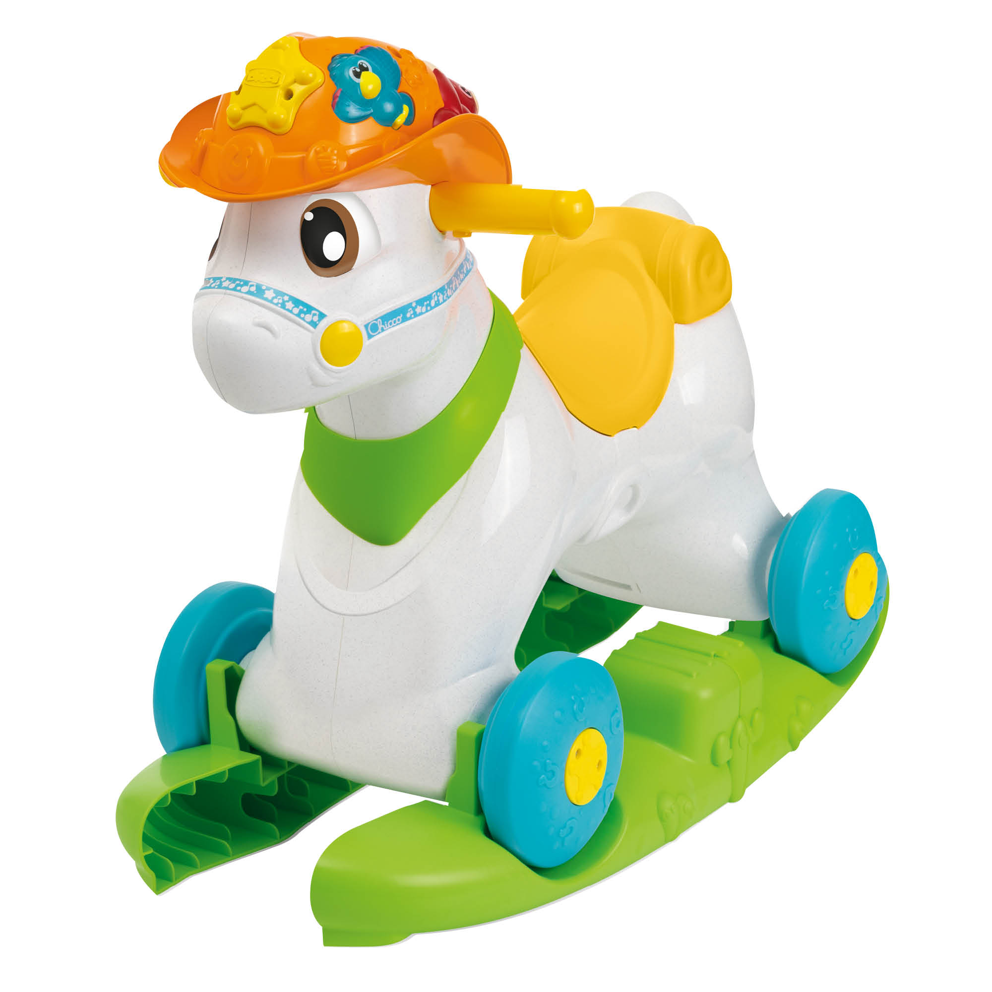 Jucarie evolutiva Chicco 3 in 1, calutul Baby Rodeo si prietenii, 1-3ani