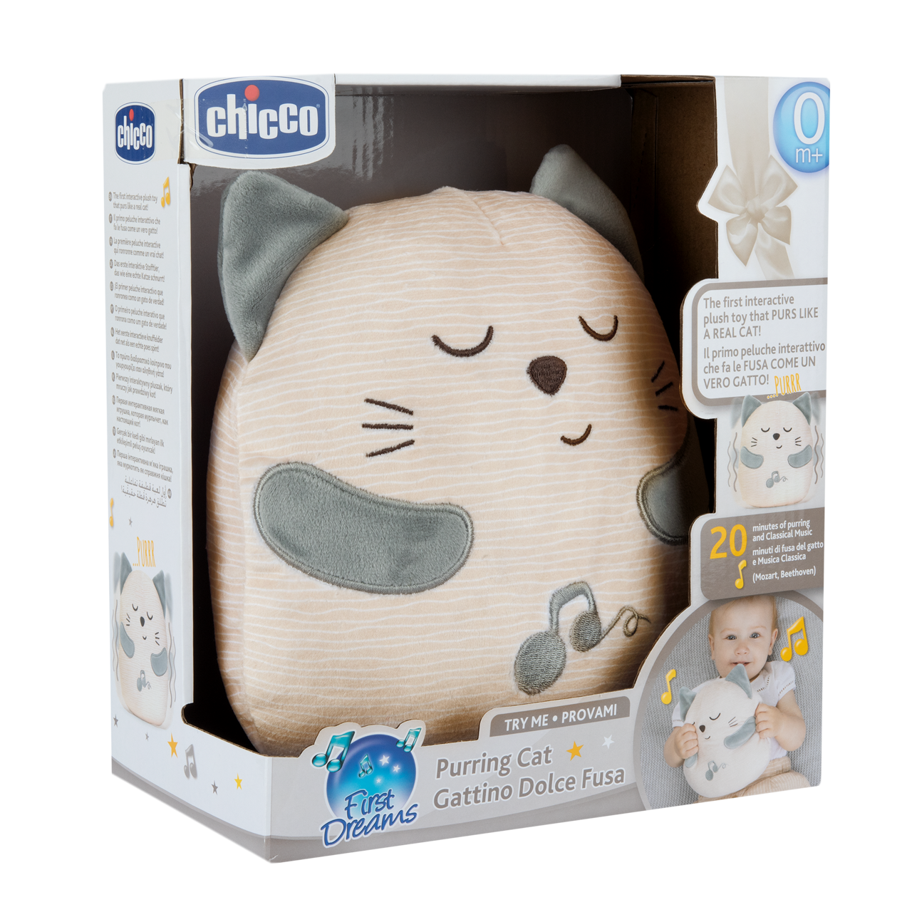 Jucarie muzicala interactiva Chicco Pisicuta care toarce