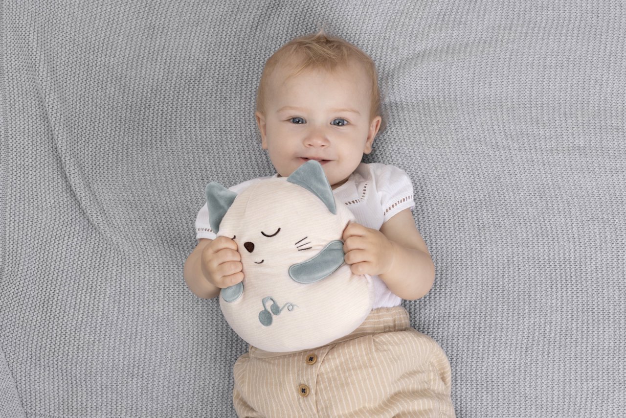 Jucarie muzicala interactiva Chicco Pisicuta care toarce