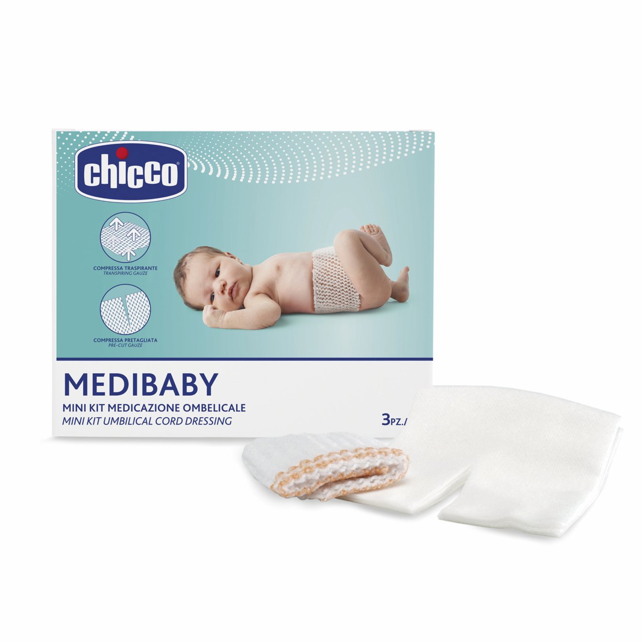 MiniKit ombilical Chicco MediBaby 1017730, 0luni+