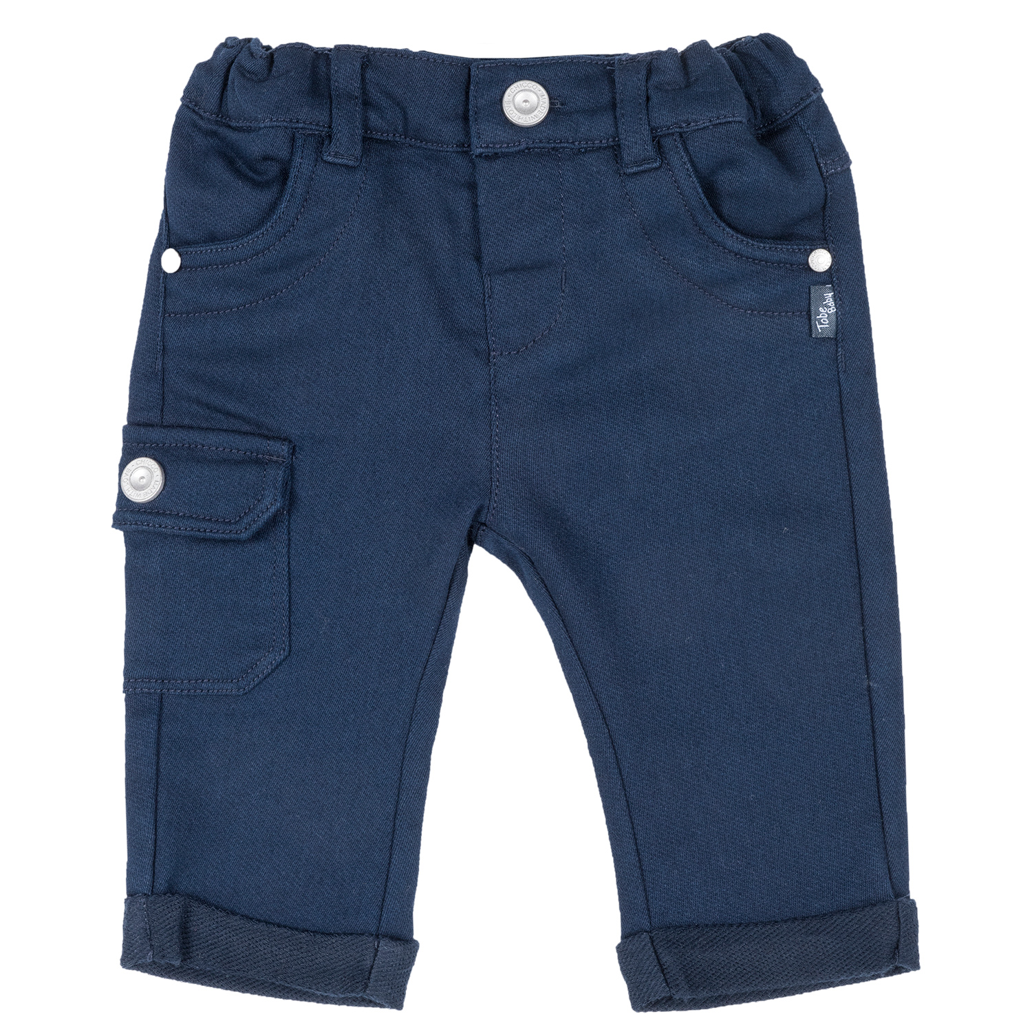 Pantalon copii Chicco albastru inchis 80